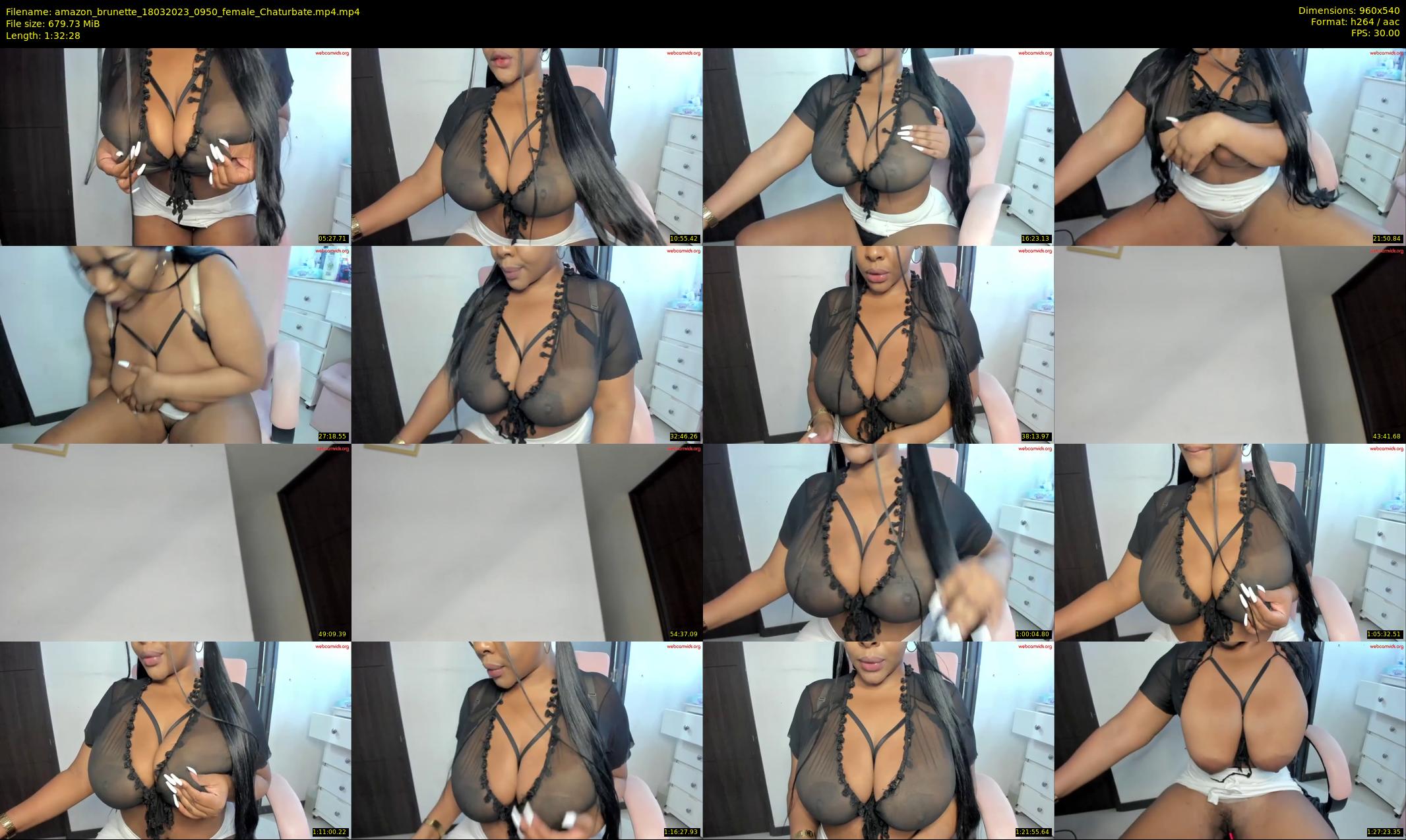 amazon_brunette — 93 minute Chaturbate female cam show recording, 480p, Mar 18, 2023