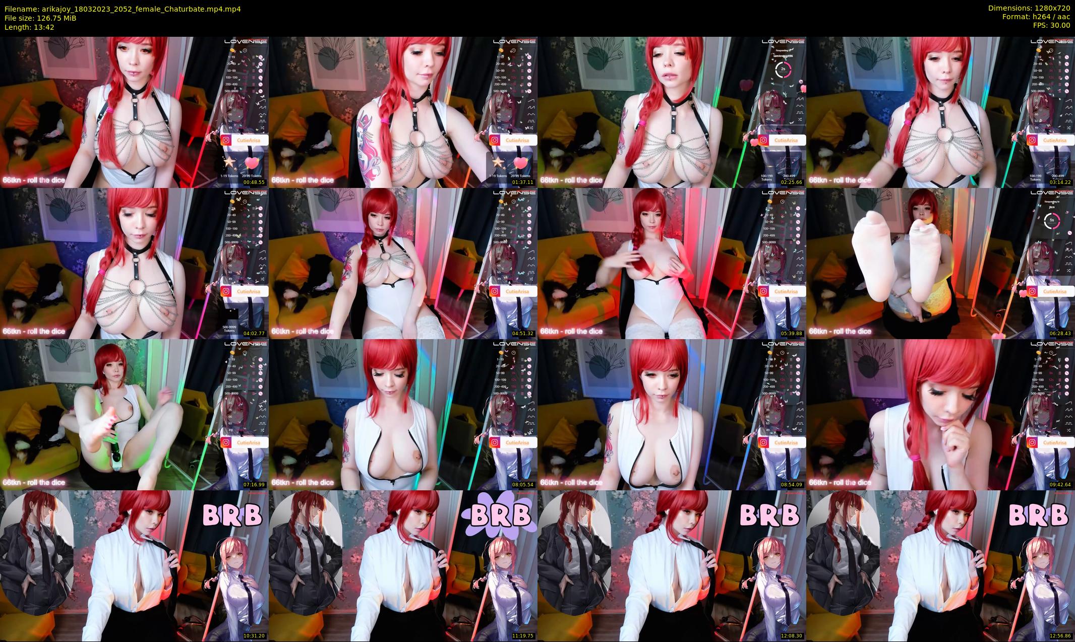 arikajoy — 14 minute Chaturbate female cam show recording, 720p, Mar 18, 2023