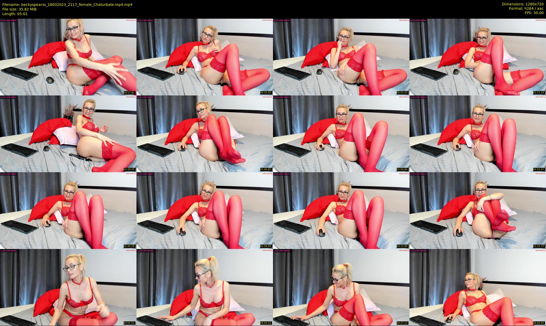 beckyspearss — 6 minute Chaturbate female cam show recording, 720p, Mar 18, 2023