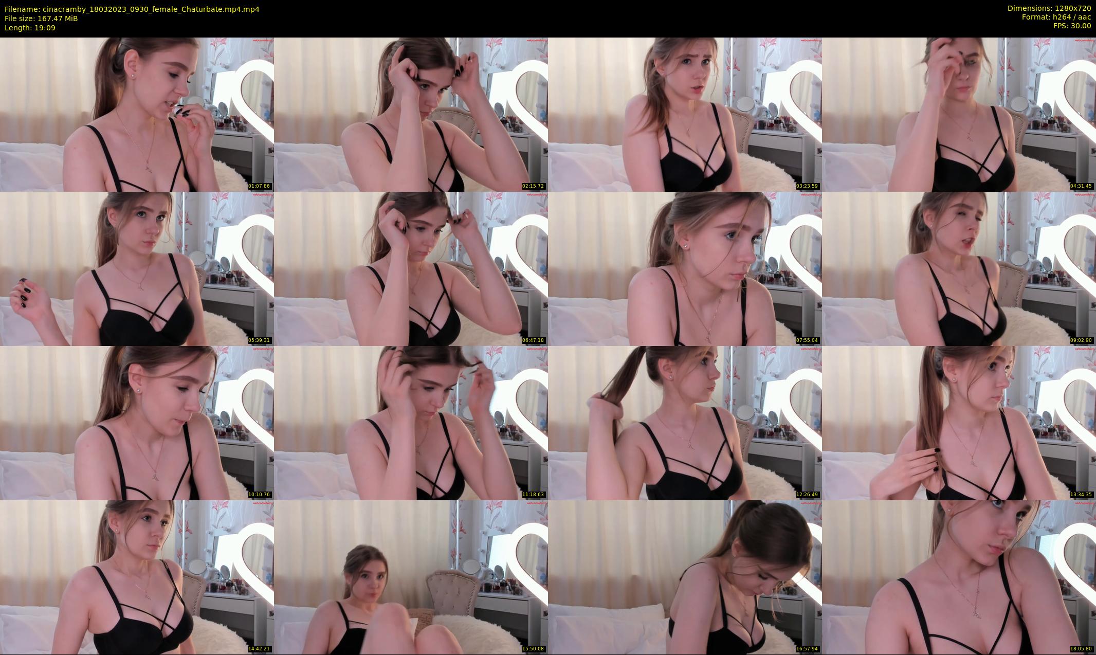 cinacramby — 20 minute Chaturbate female cam show recording, 720p, Mar 18, 2023