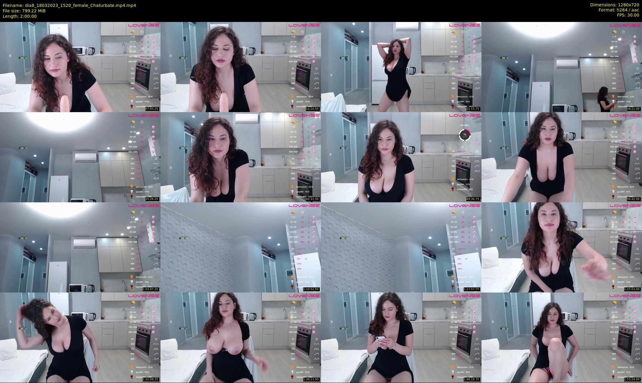 dia8 — 120 minute Chaturbate female cam show recording, 720p, Mar 18, 2023
