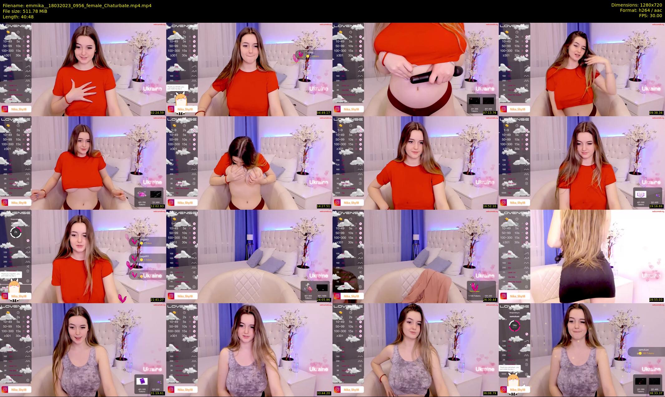 emmika_ — 41 minute Chaturbate female cam show recording, 720p, Mar 18, 2023