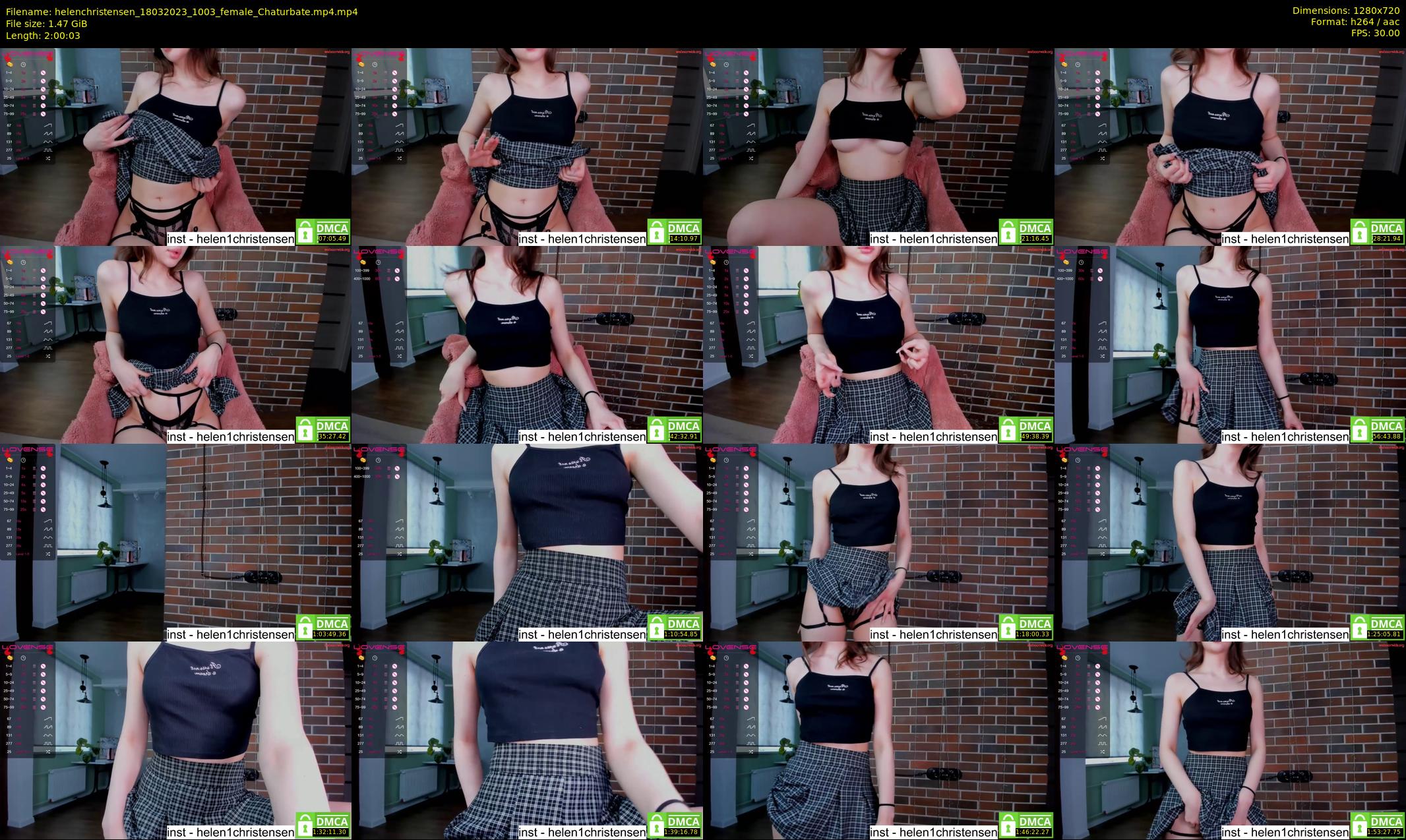 helenchristensen — 121 minute Chaturbate female cam show recording, 720p, Mar 18, 2023