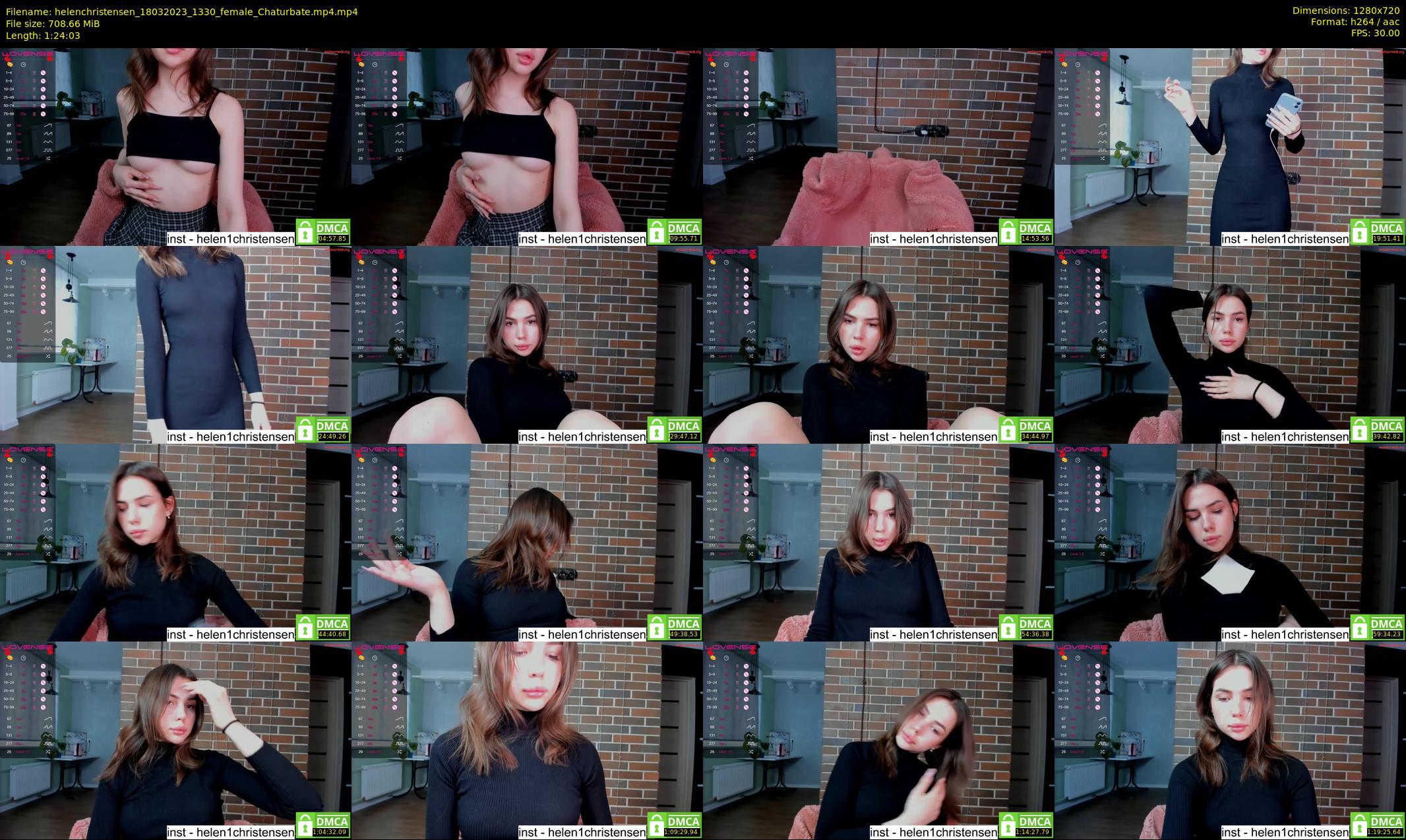 helenchristensen — 85 minute Chaturbate female cam show recording, 720p, Mar 18, 2023