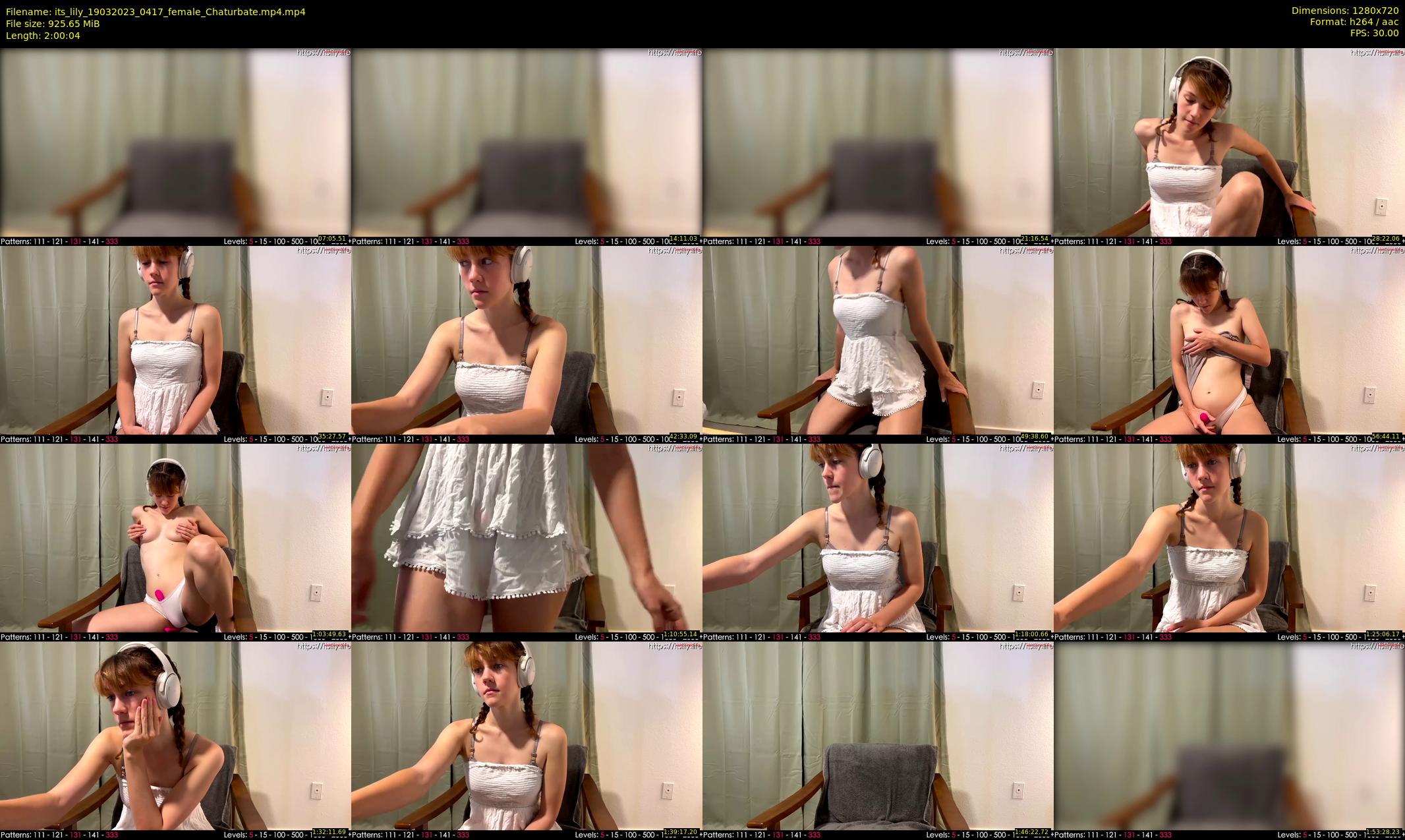 its_lily — 121 minute Chaturbate female cam show recording, 720p, Mar 19, 2023