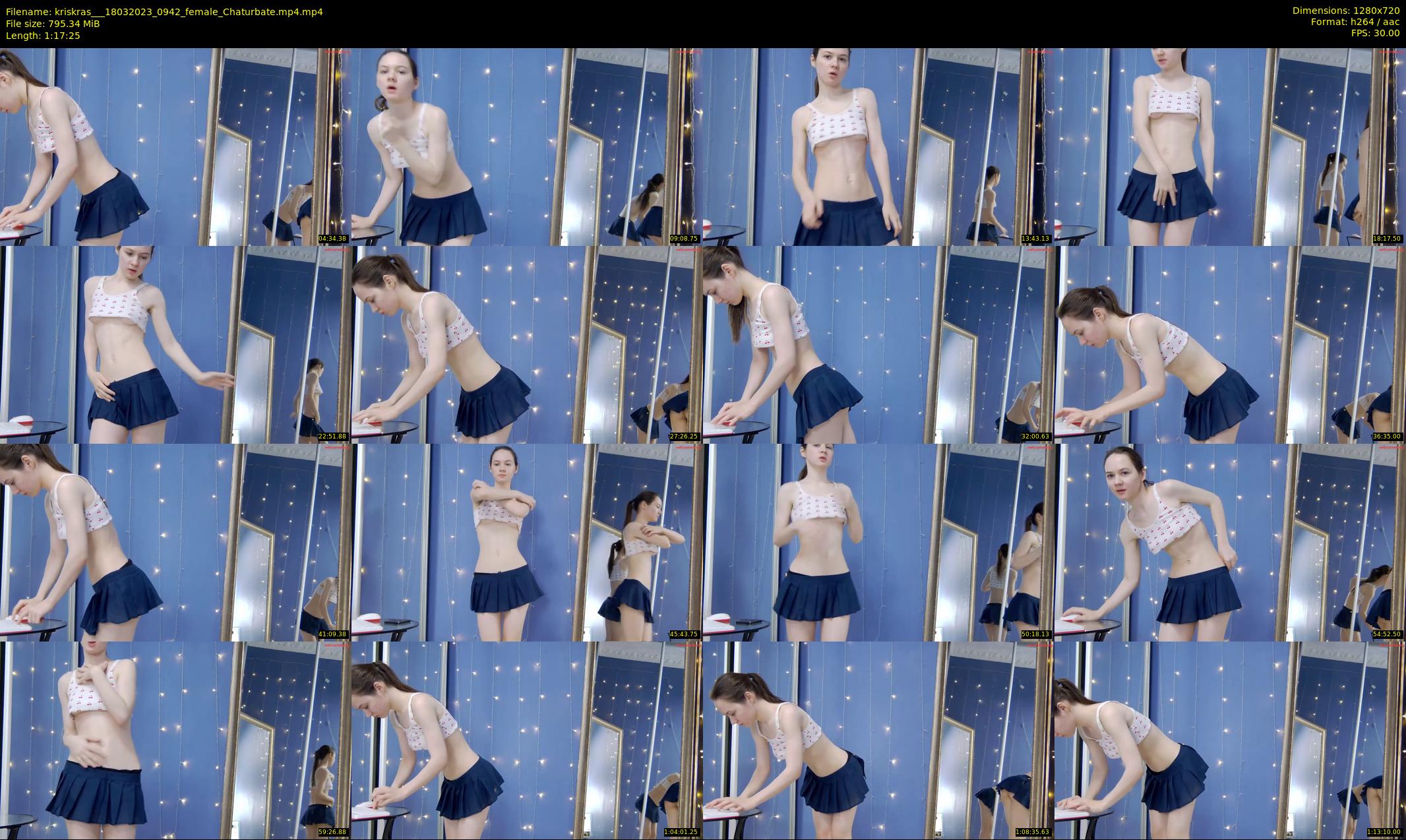 kriskras__ — 78 minute Chaturbate female cam show recording, 720p, Mar 18, 2023