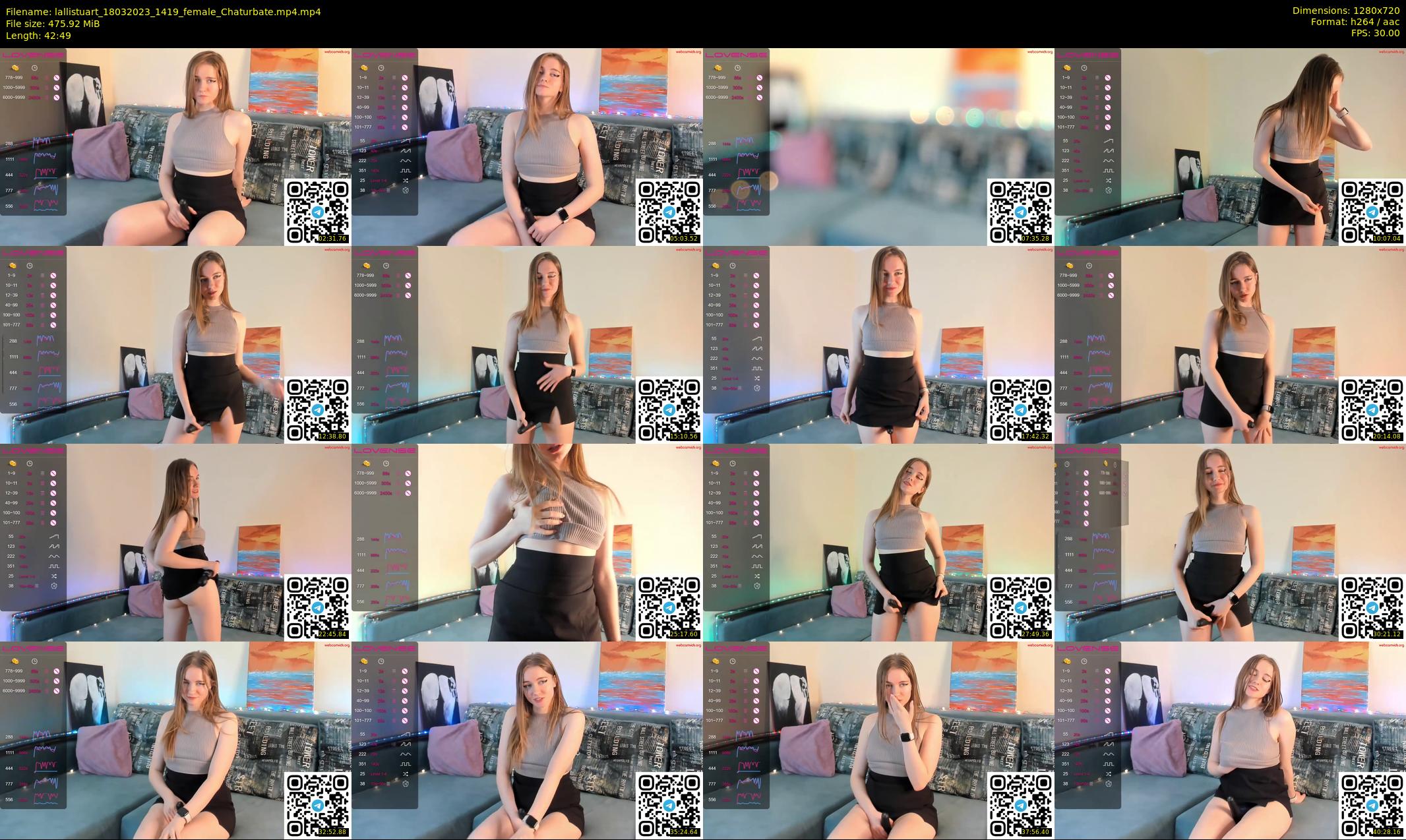 lallistuart — 43 minute Chaturbate female cam show recording, 720p, Mar 18, 2023