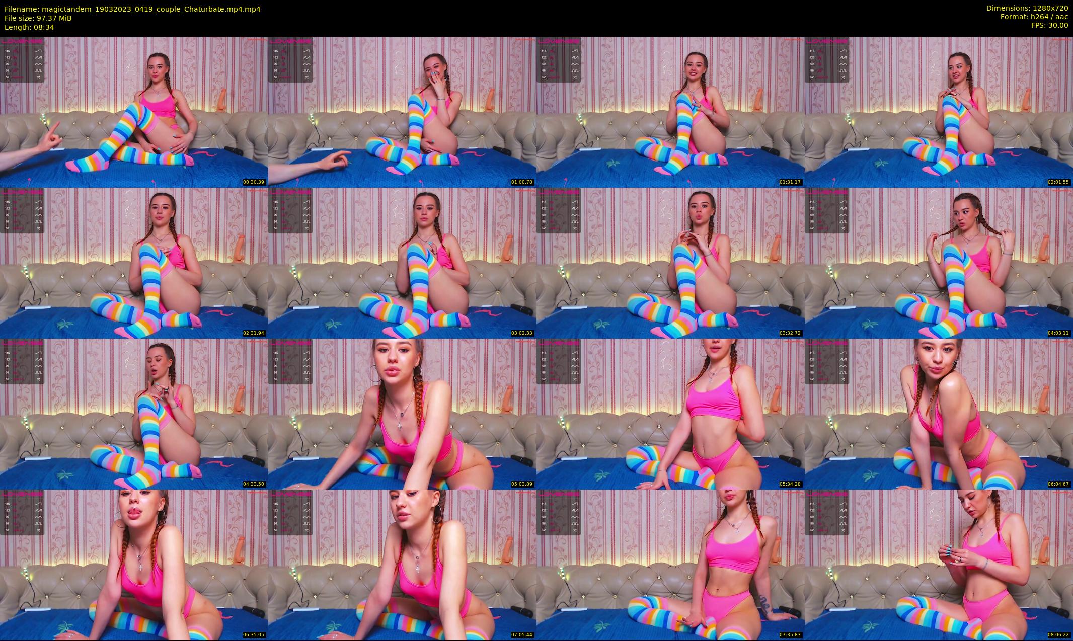 magictandem — 9 minute Chaturbate couple cam show recording, 720p, Mar 19, 2023