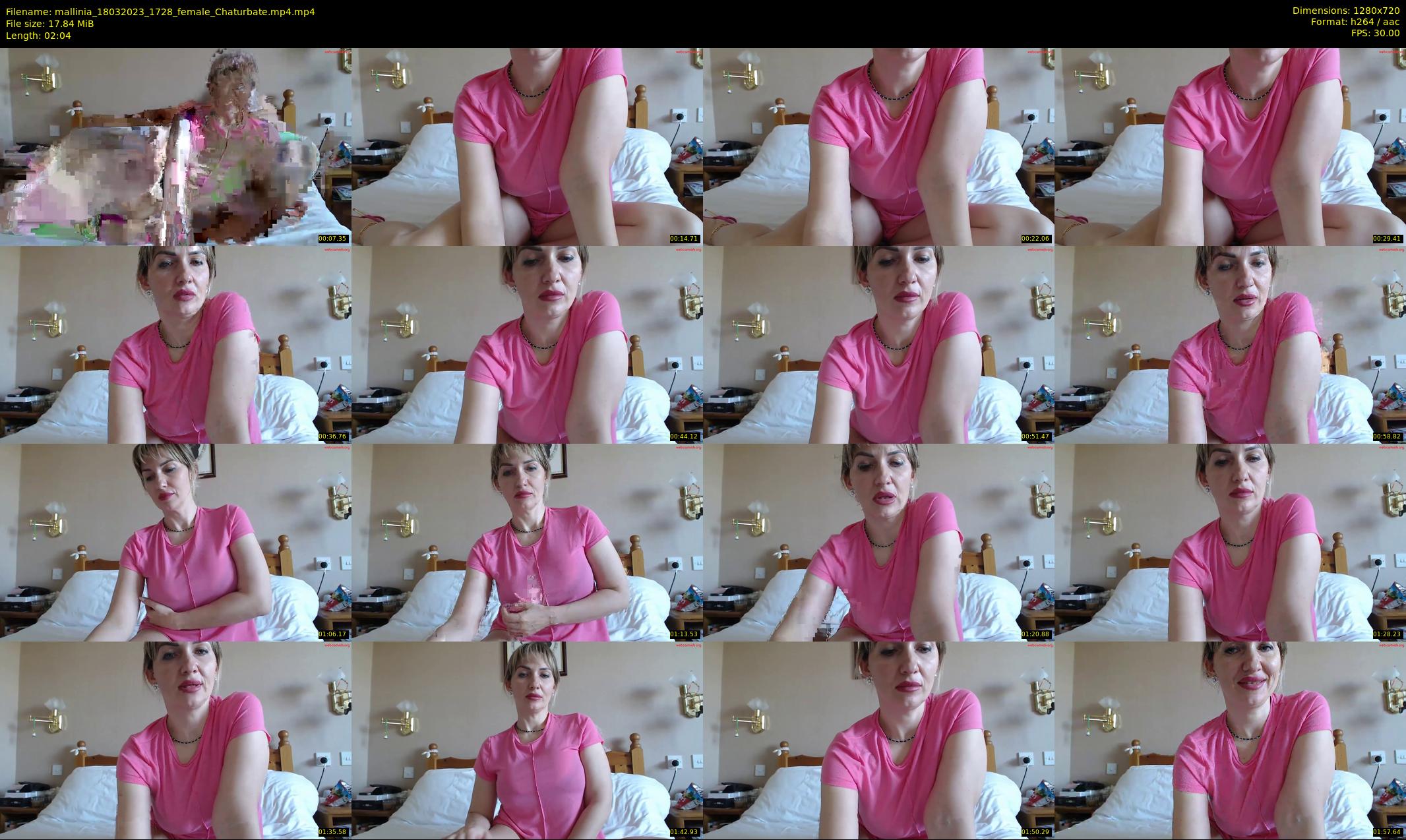 mallinia — 3 minute Chaturbate female cam show recording, 720p, Mar 18, 2023