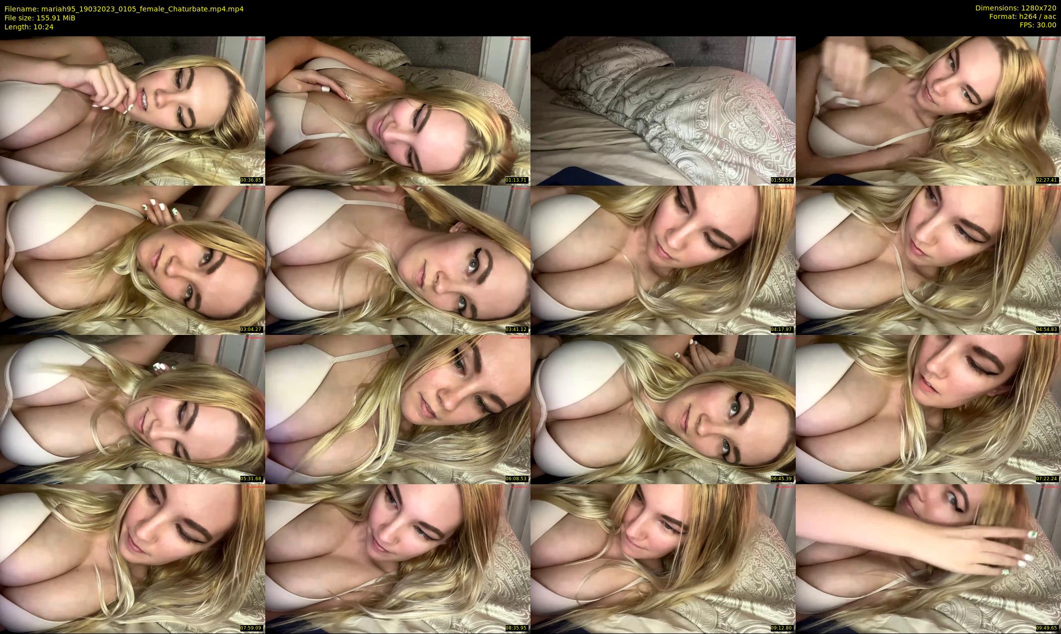 mariah95 — 11 minute Chaturbate female cam show recording, 720p, Mar 19, 2023