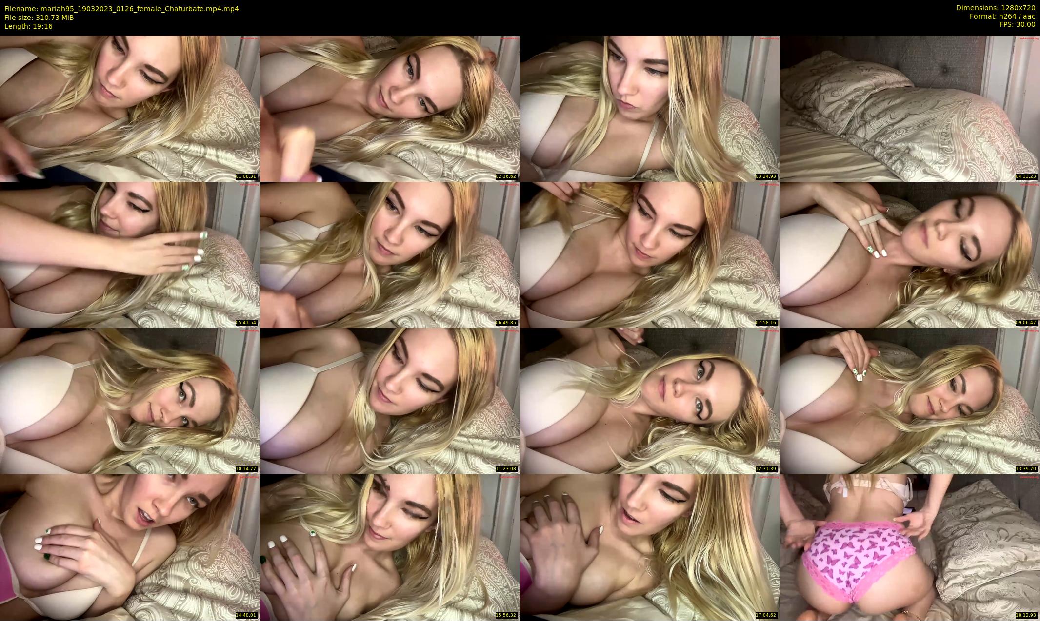 mariah95 — 20 minute Chaturbate female cam show recording, 720p, Mar 19, 2023