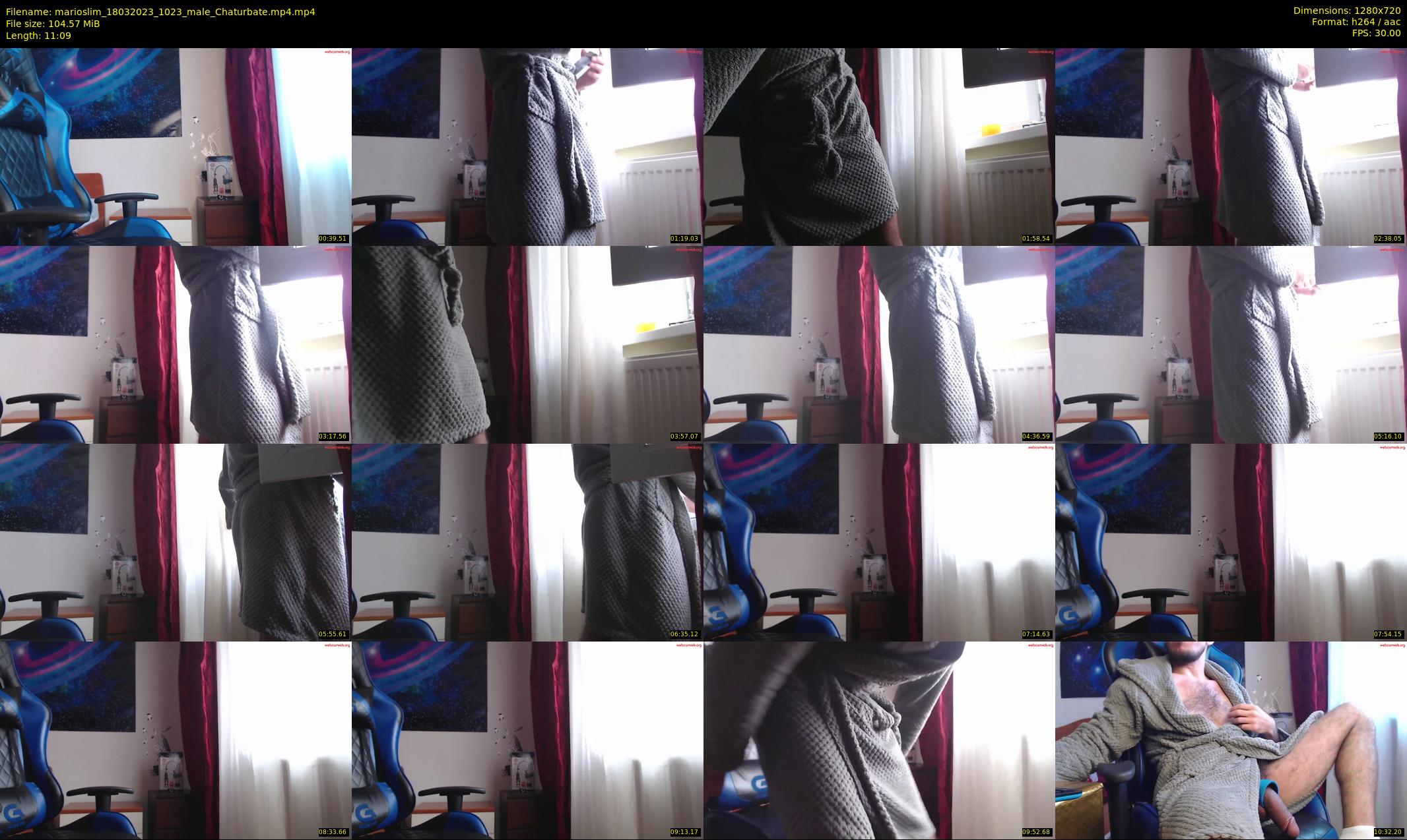 marioslim — 12 minute Chaturbate male cam show recording, 720p, Mar 18, 2023
