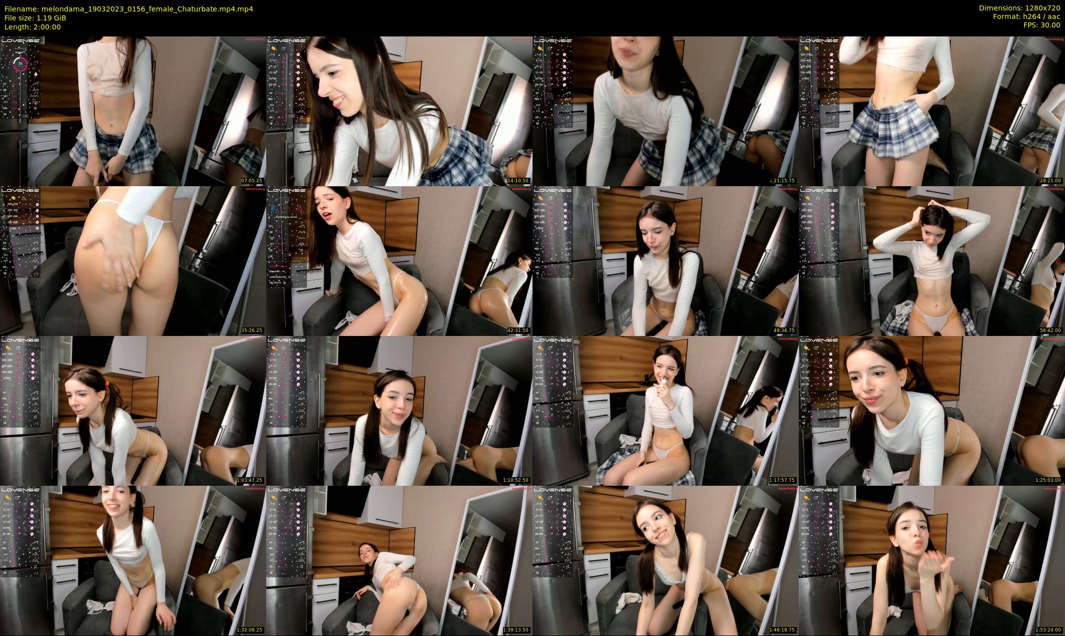 melondama — 120 minute Chaturbate female cam show recording, 720p, Mar 19, 2023