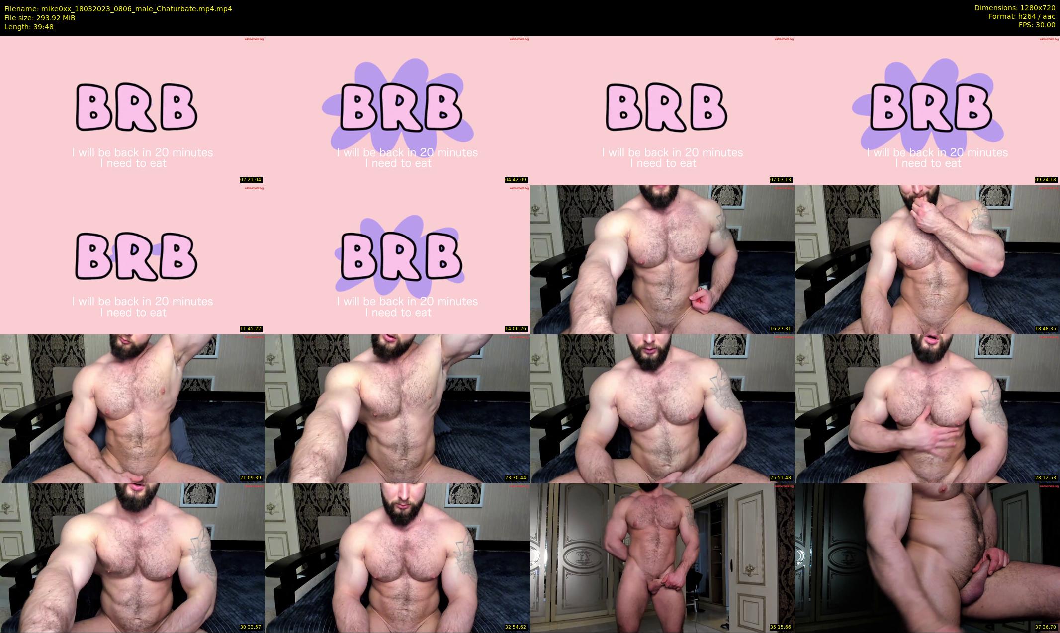 mike0xx — 40 minute Chaturbate male cam show recording, 720p, Mar 18, 2023