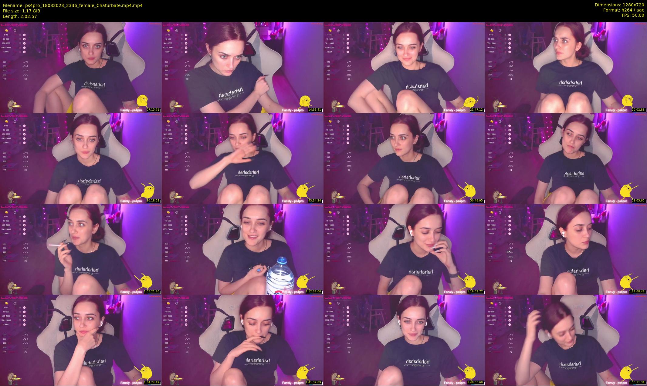 ps4pro — 123 minute Chaturbate female cam show recording, 720p, Mar 18, 2023