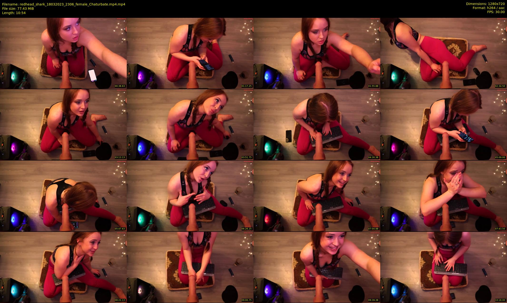redhead_shark — 11 minute Chaturbate female cam show recording, 720p, Mar 18, 2023