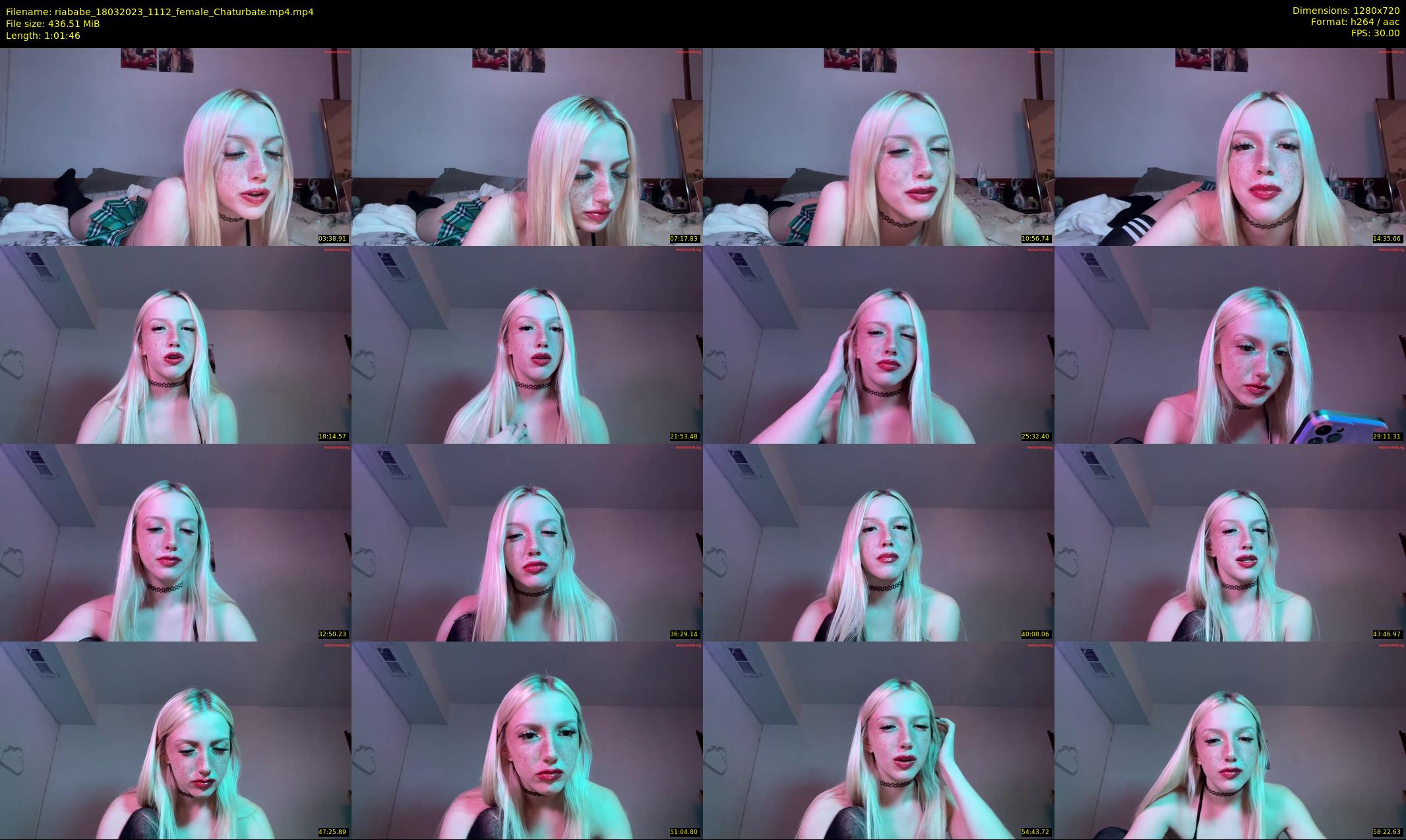 riababe — 62 minute Chaturbate female cam show recording, 720p, Mar 18, 2023