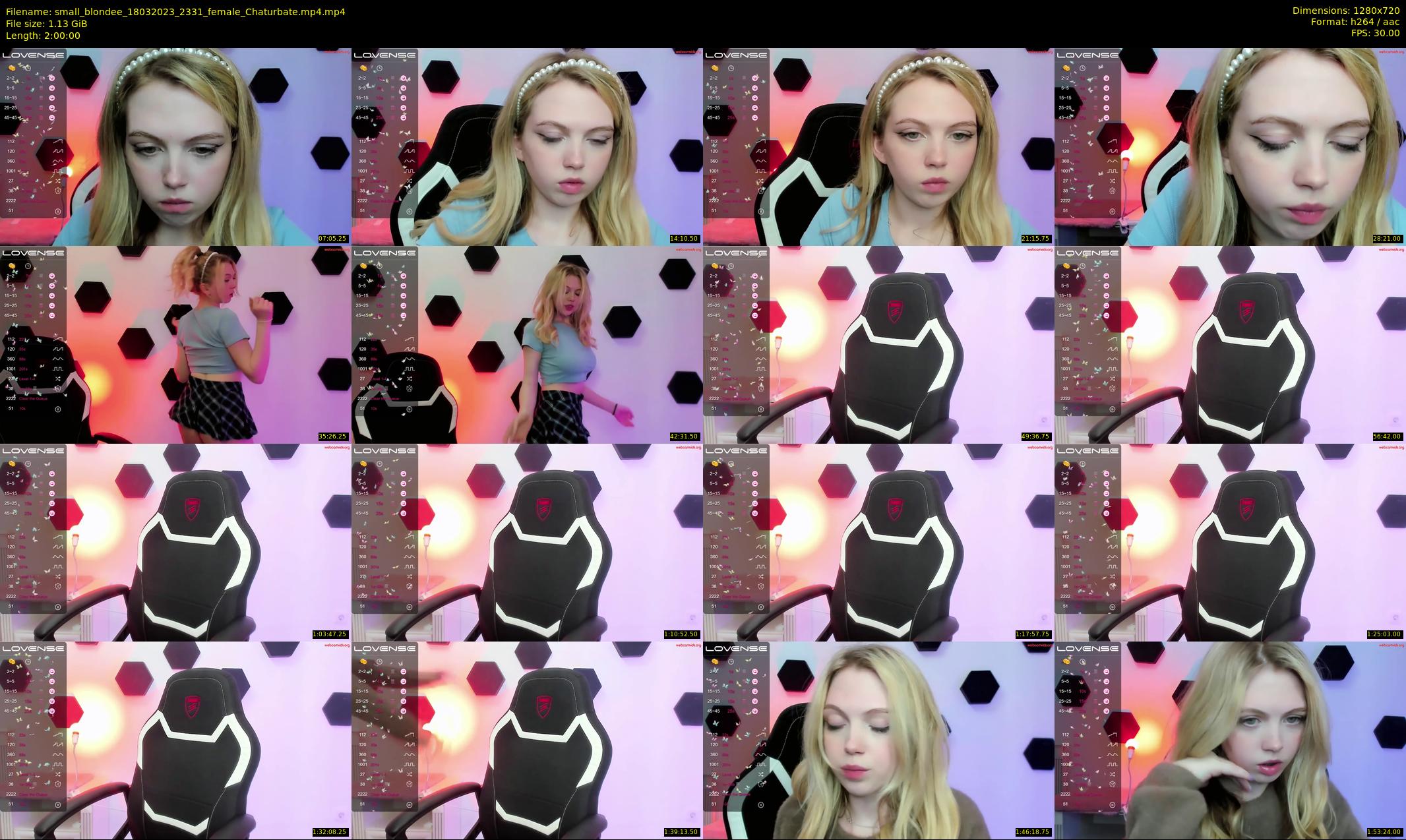 small_blondee — 120 minute Chaturbate female cam show recording, 720p, Mar 18, 2023