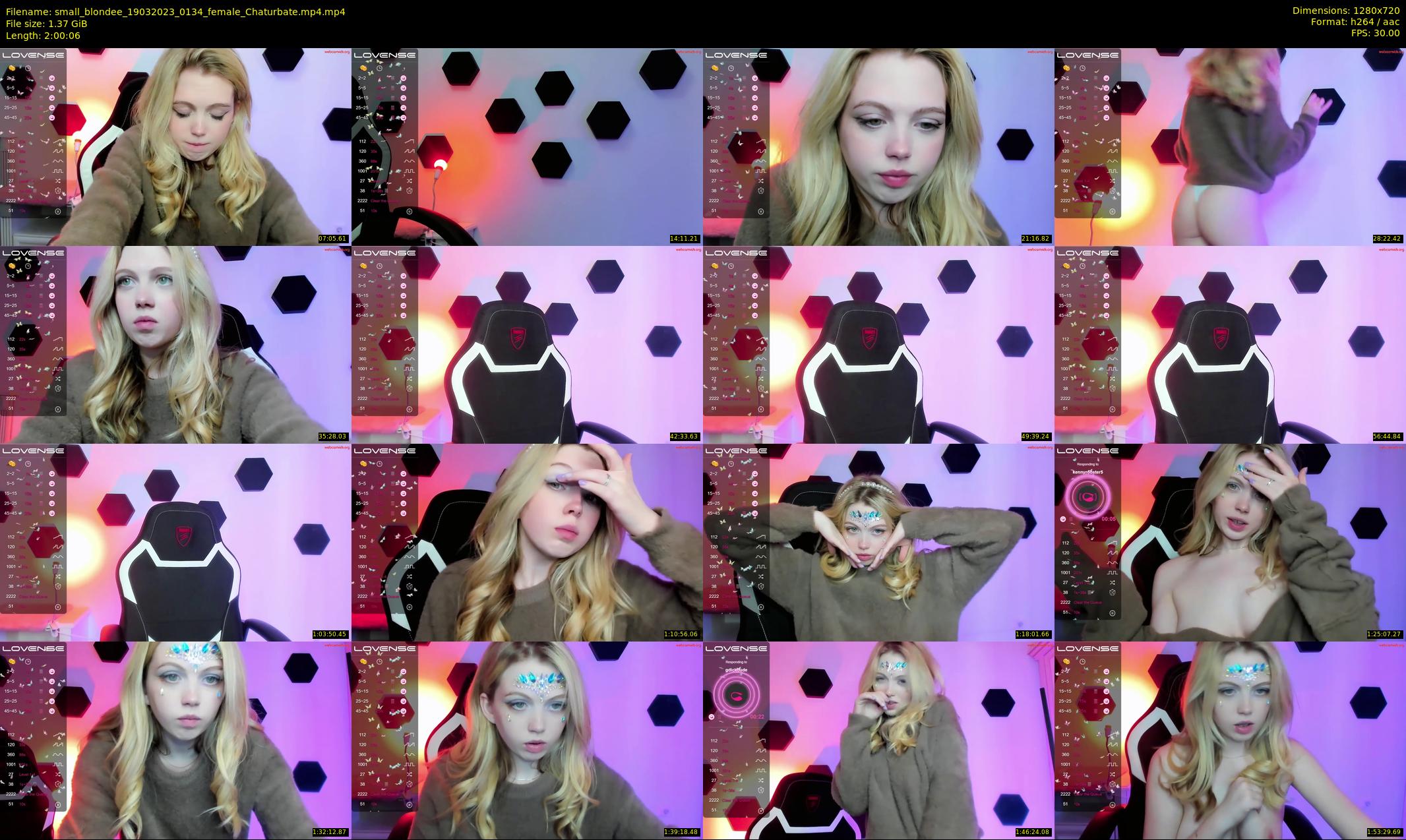 small_blondee — 121 minute Chaturbate female cam show recording, 720p, Mar 19, 2023