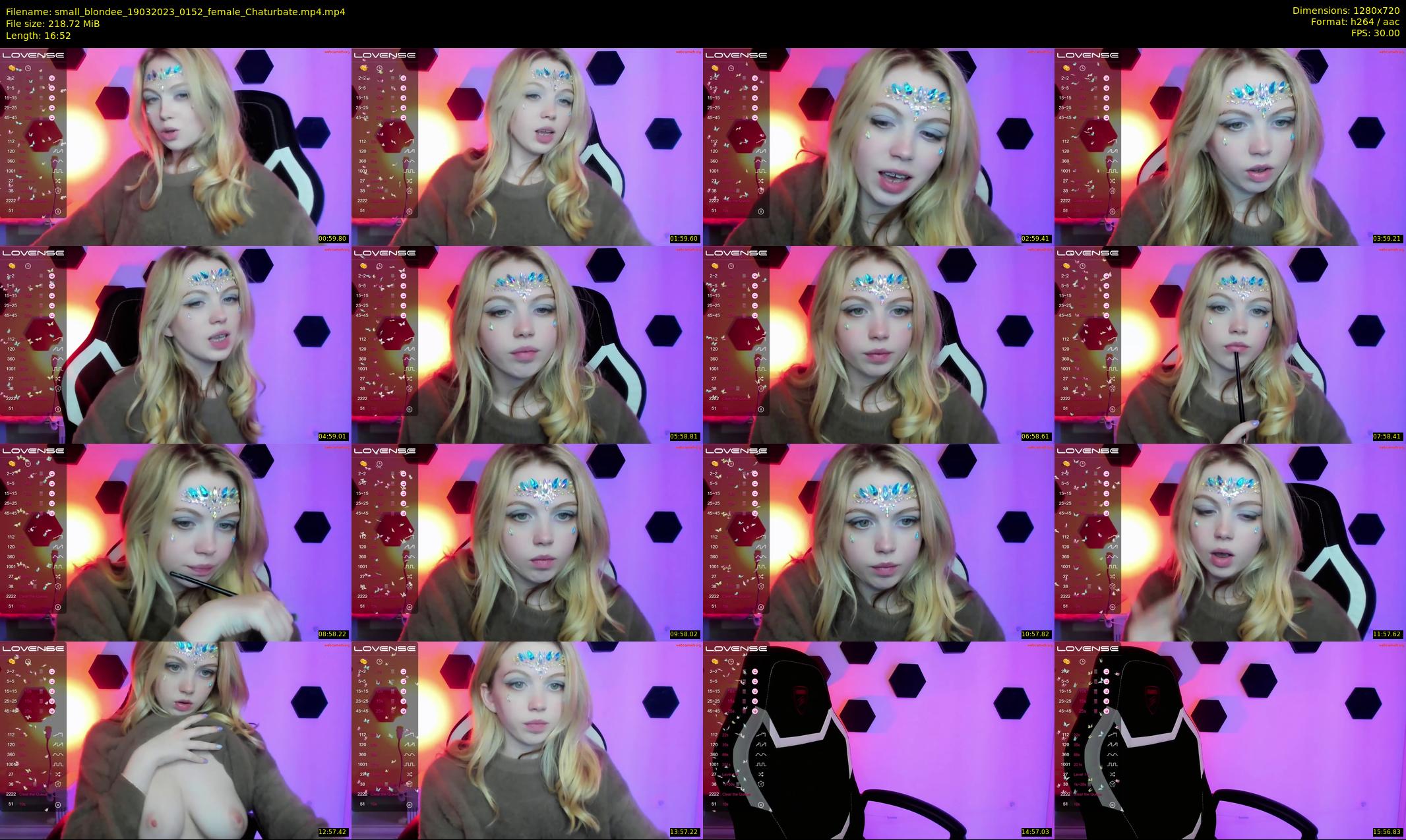 small_blondee — 17 minute Chaturbate female cam show recording, 720p, Mar 19, 2023