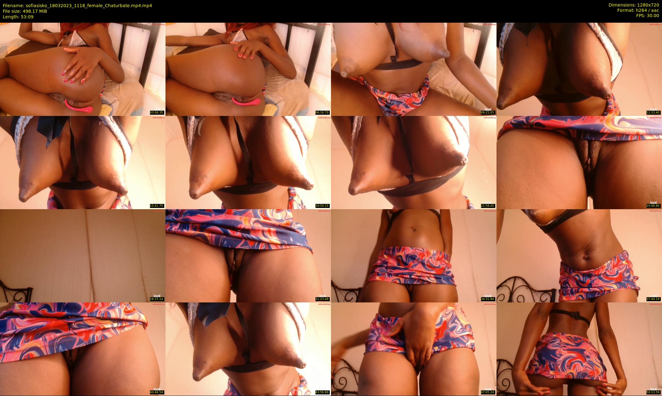 sofiasisko — 54 minute Chaturbate female cam show recording, 720p, Mar 18, 2023