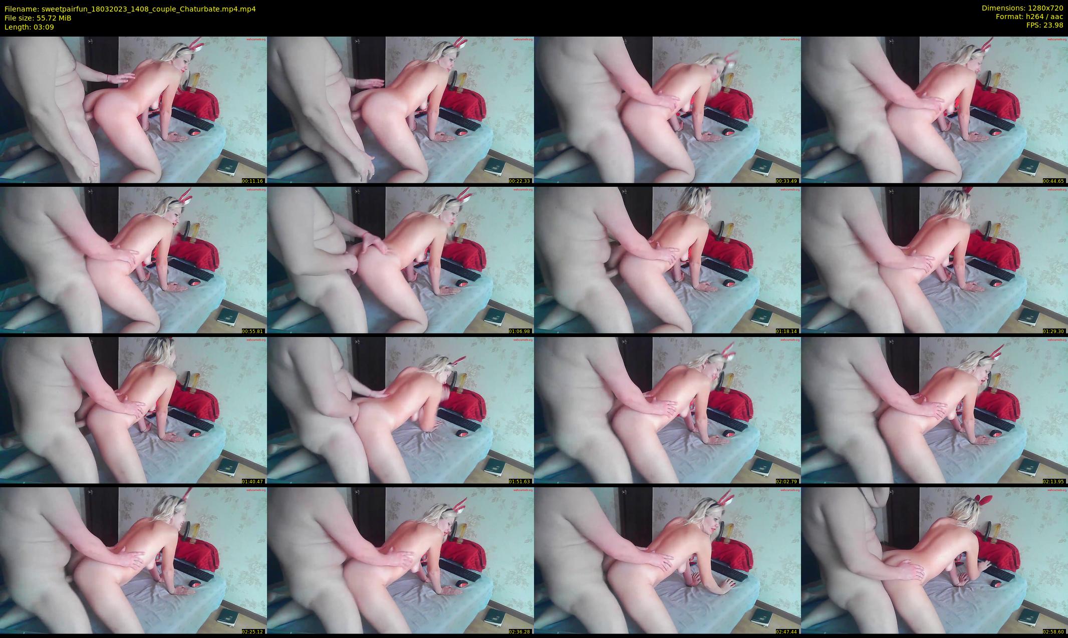 sweetpairfun — 4 minute Chaturbate couple cam show recording, 720p, Mar 18, 2023