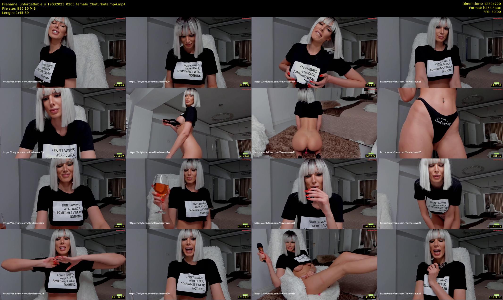 unforgettable_s — 106 minute Chaturbate female cam show recording, 720p, Mar 19, 2023