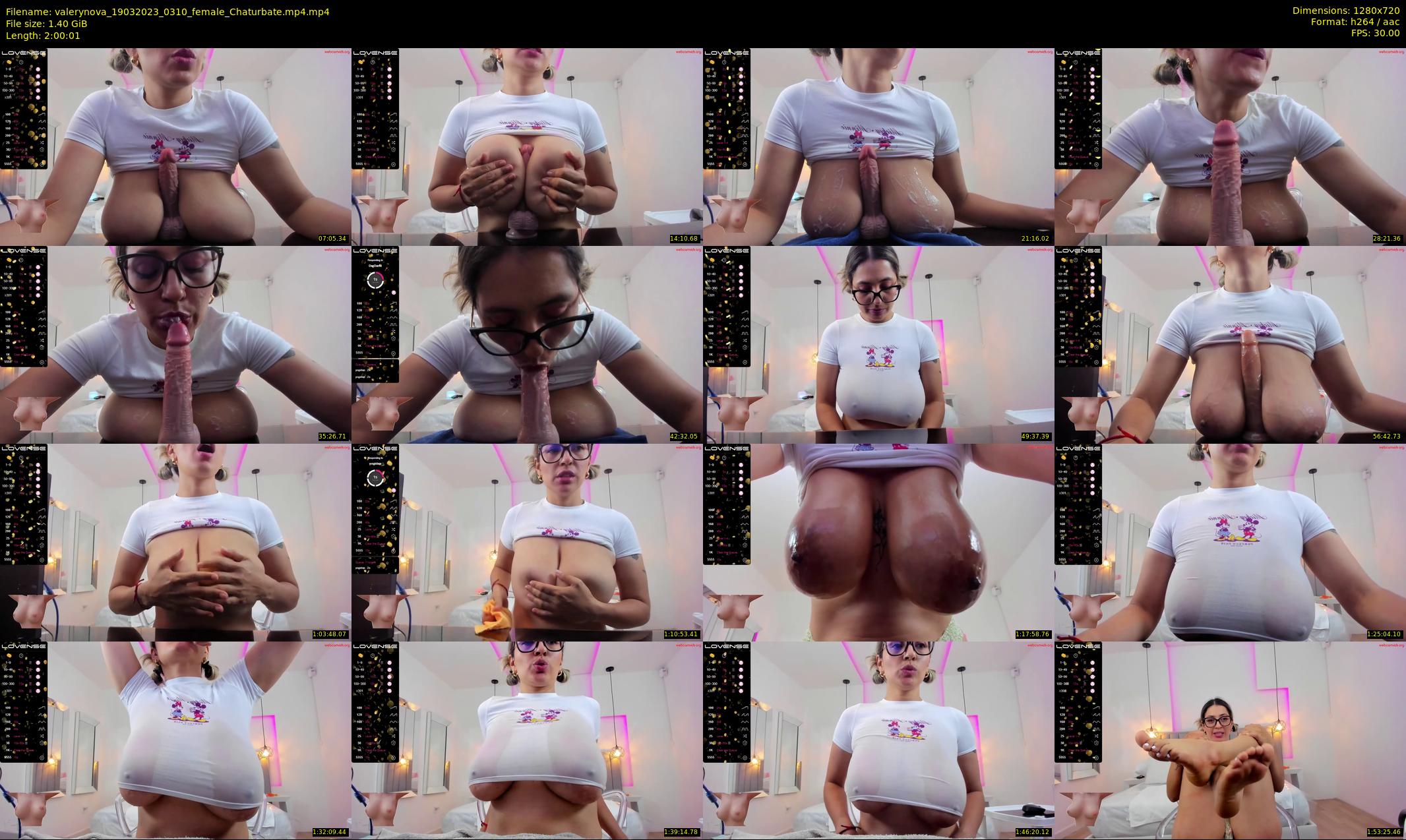 valerynova — 121 minute Chaturbate female cam show recording, 720p, Mar 19, 2023