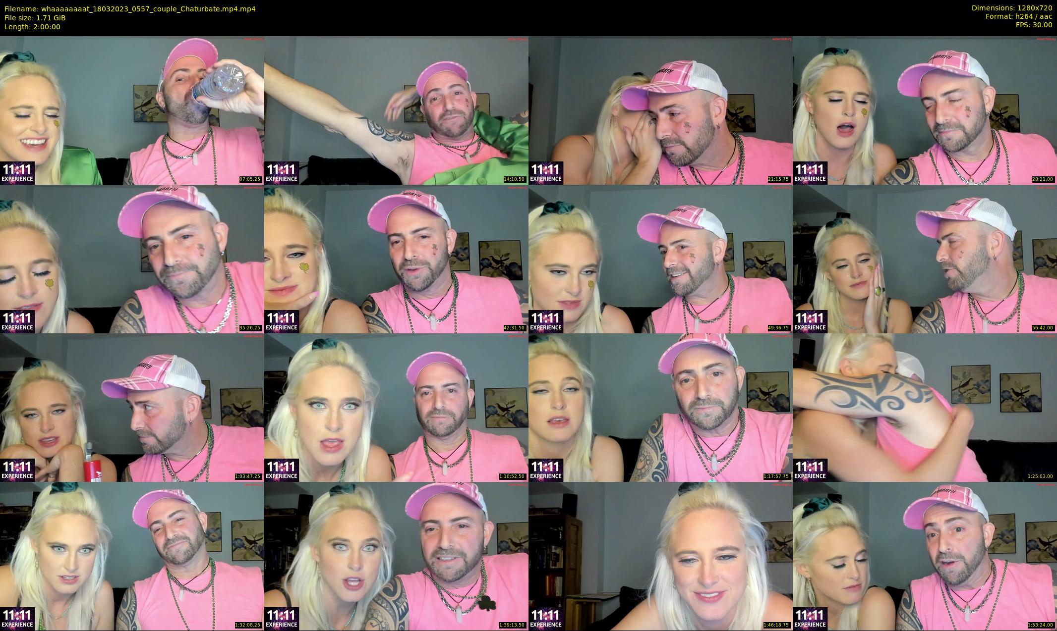 whaaaaaaaat — 120 minute Chaturbate couple cam show recording, 720p, Mar 18, 2023