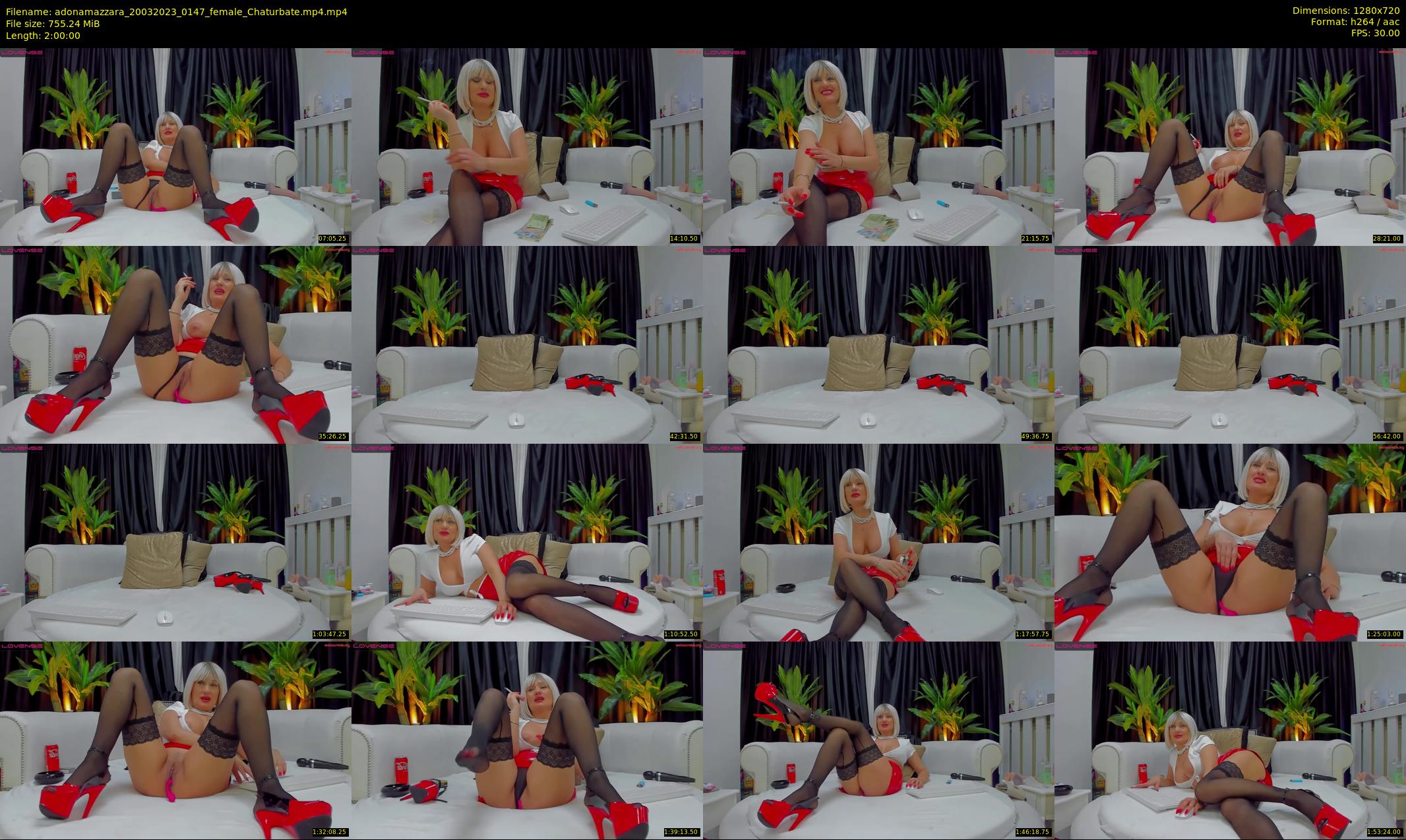 adonamazzara — 120 minute Chaturbate female cam show recording, 720p, Mar 20, 2023