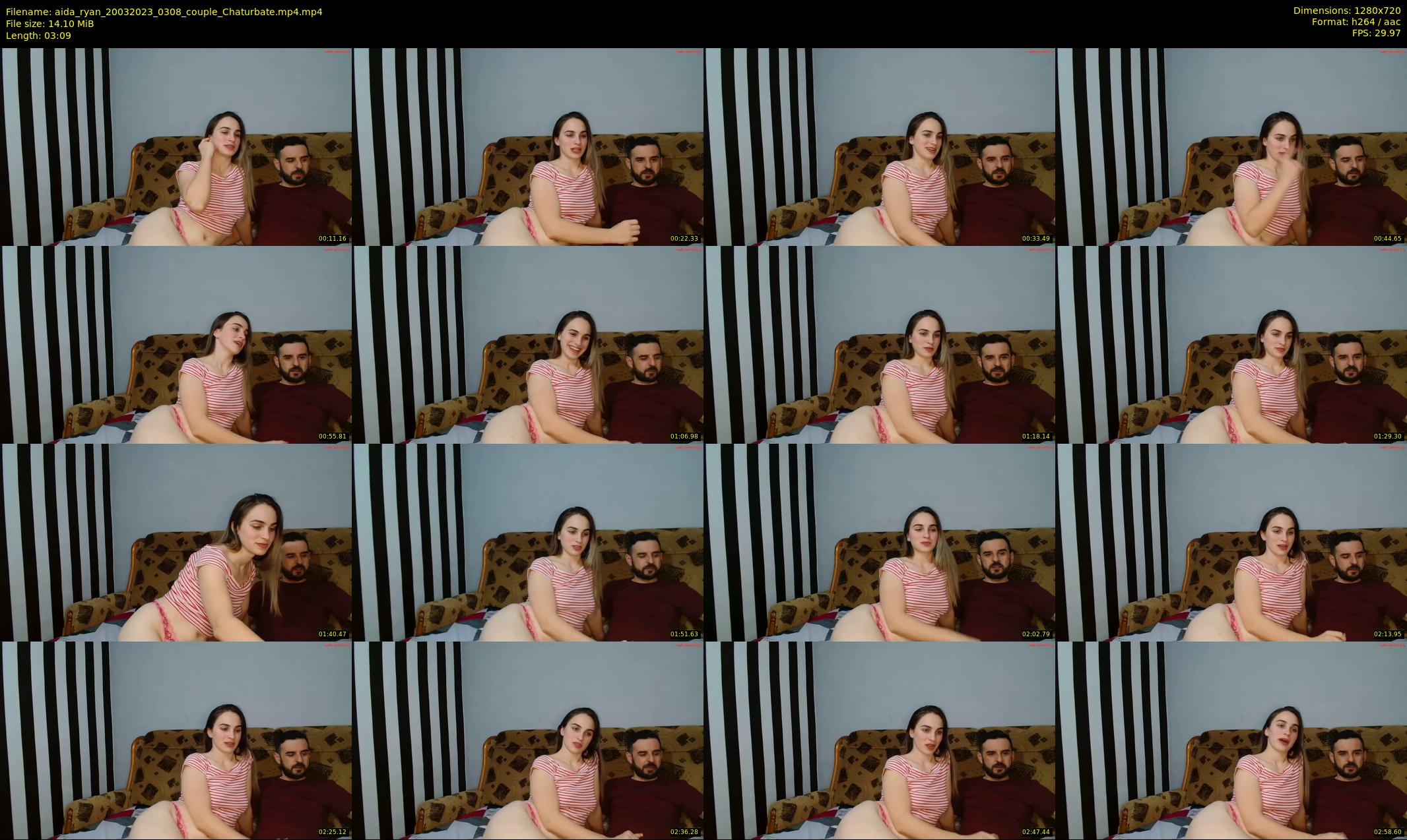 aida_ryan — 4 minute Chaturbate couple cam show recording, 720p, Mar 20, 2023