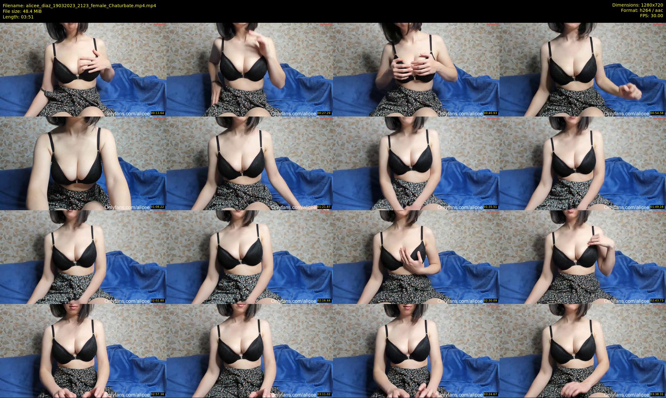 alicee_diaz — 4 minute Chaturbate female cam show recording, 720p, Mar 19, 2023