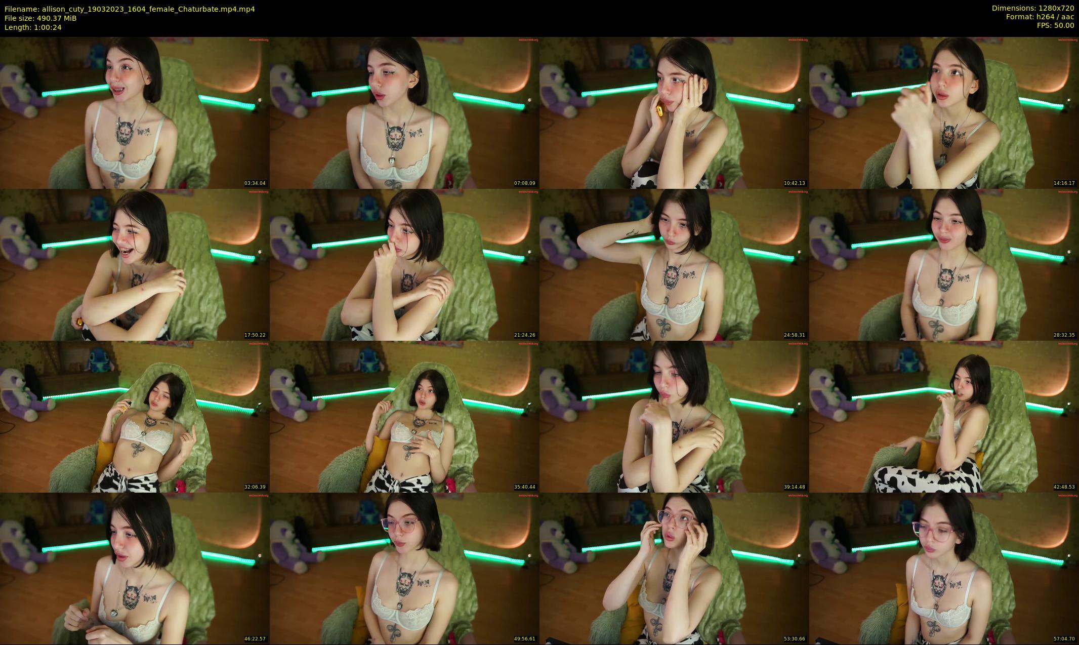 allison_cuty — 61 minute Chaturbate female cam show recording, 720p, Mar 19, 2023