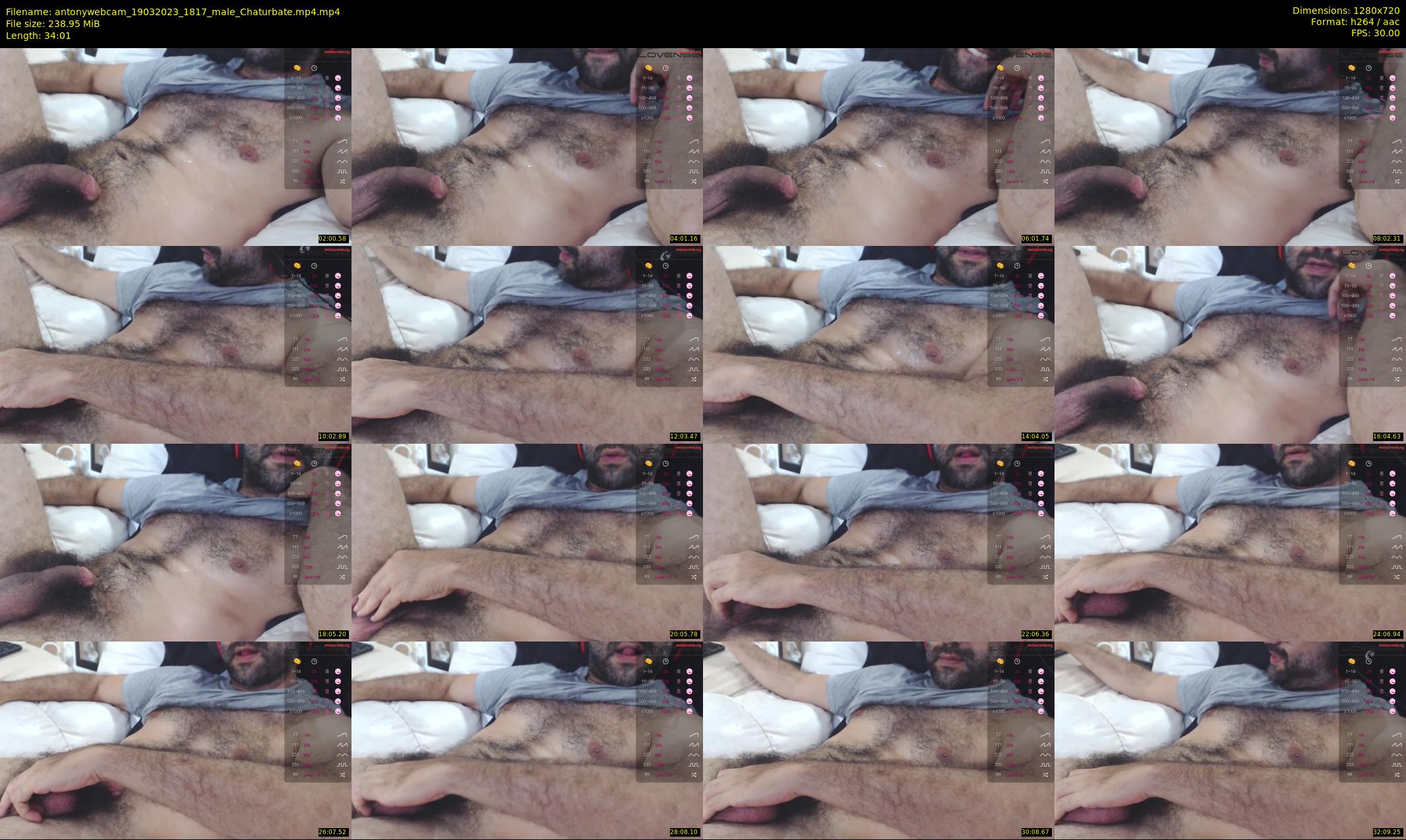 antonywebcam — 35 minute Chaturbate male cam show recording, 720p, Mar 19, 2023