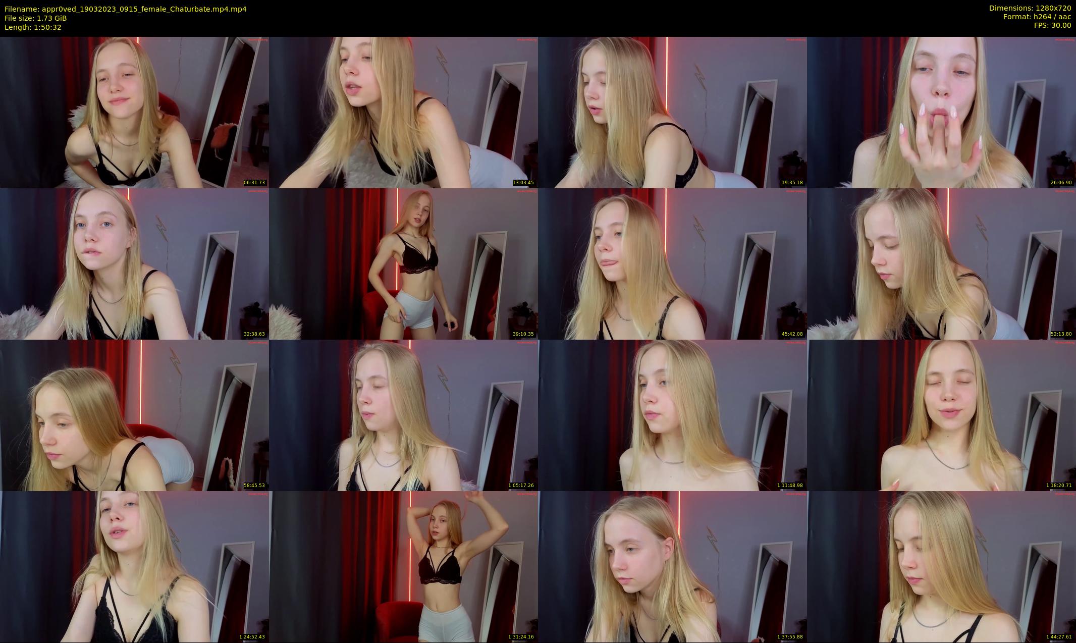 appr0ved — 111 minute Chaturbate female cam show recording, 720p, Mar 19, 2023