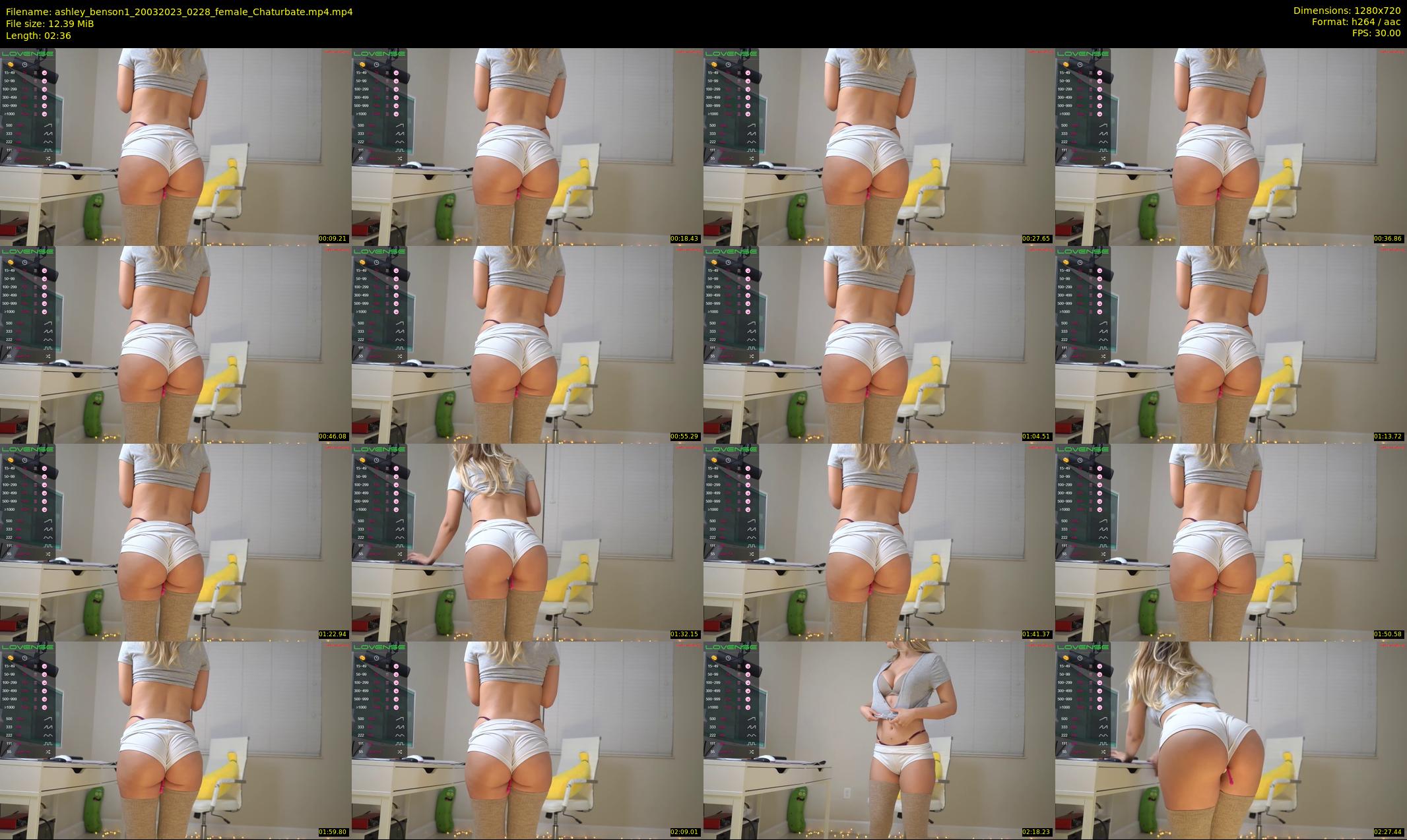 ashley_benson1 — 3 minute Chaturbate female cam show recording, 720p, Mar 20, 2023