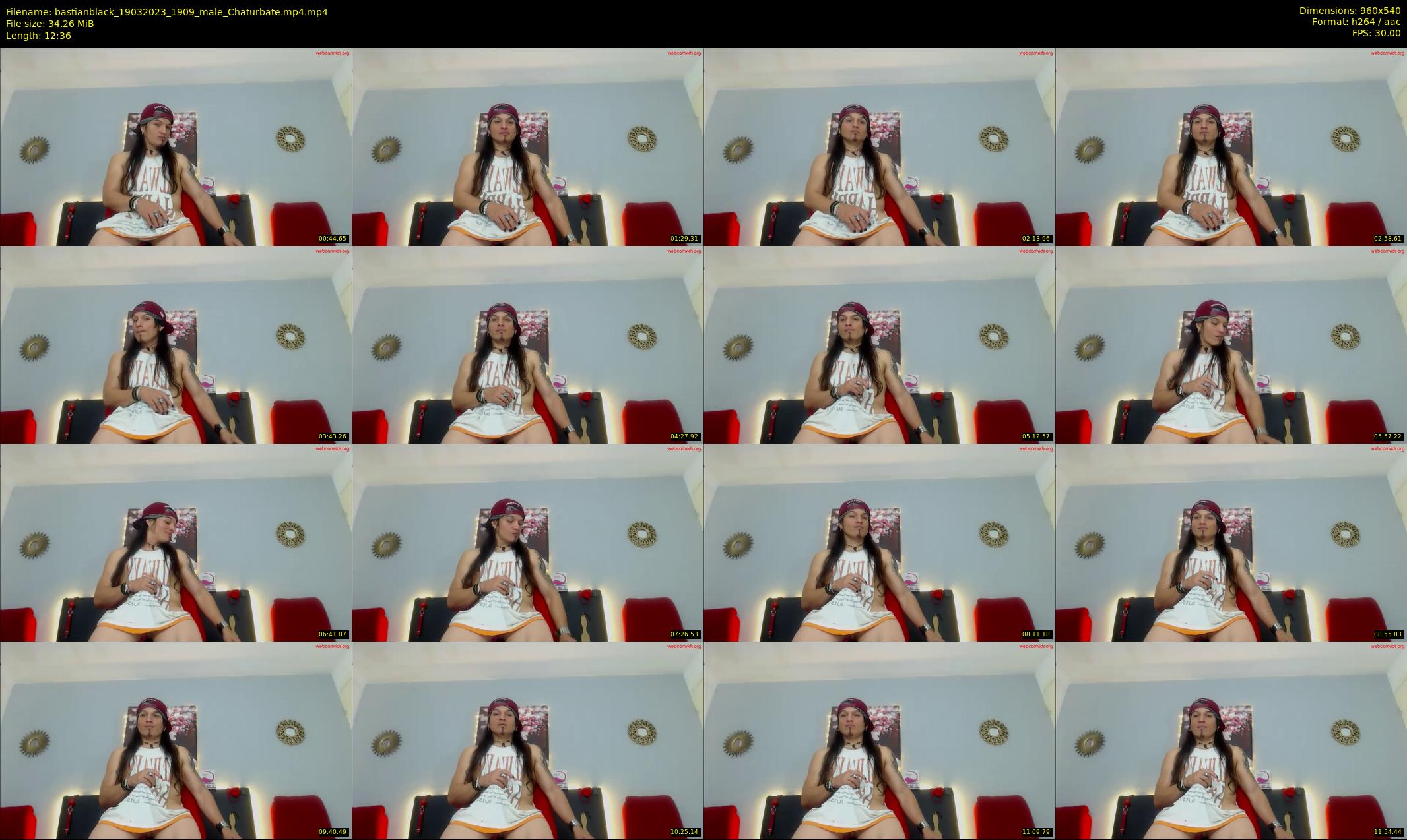 bastianblack — 13 minute Chaturbate male cam show recording, 480p, Mar 19, 2023
