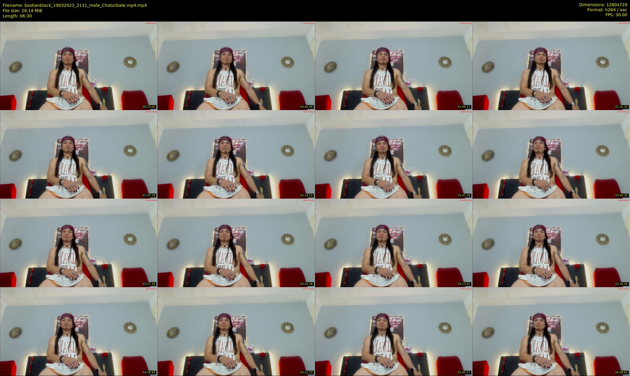 bastianblack — 7 minute Chaturbate male cam show recording, 720p, Mar 19, 2023