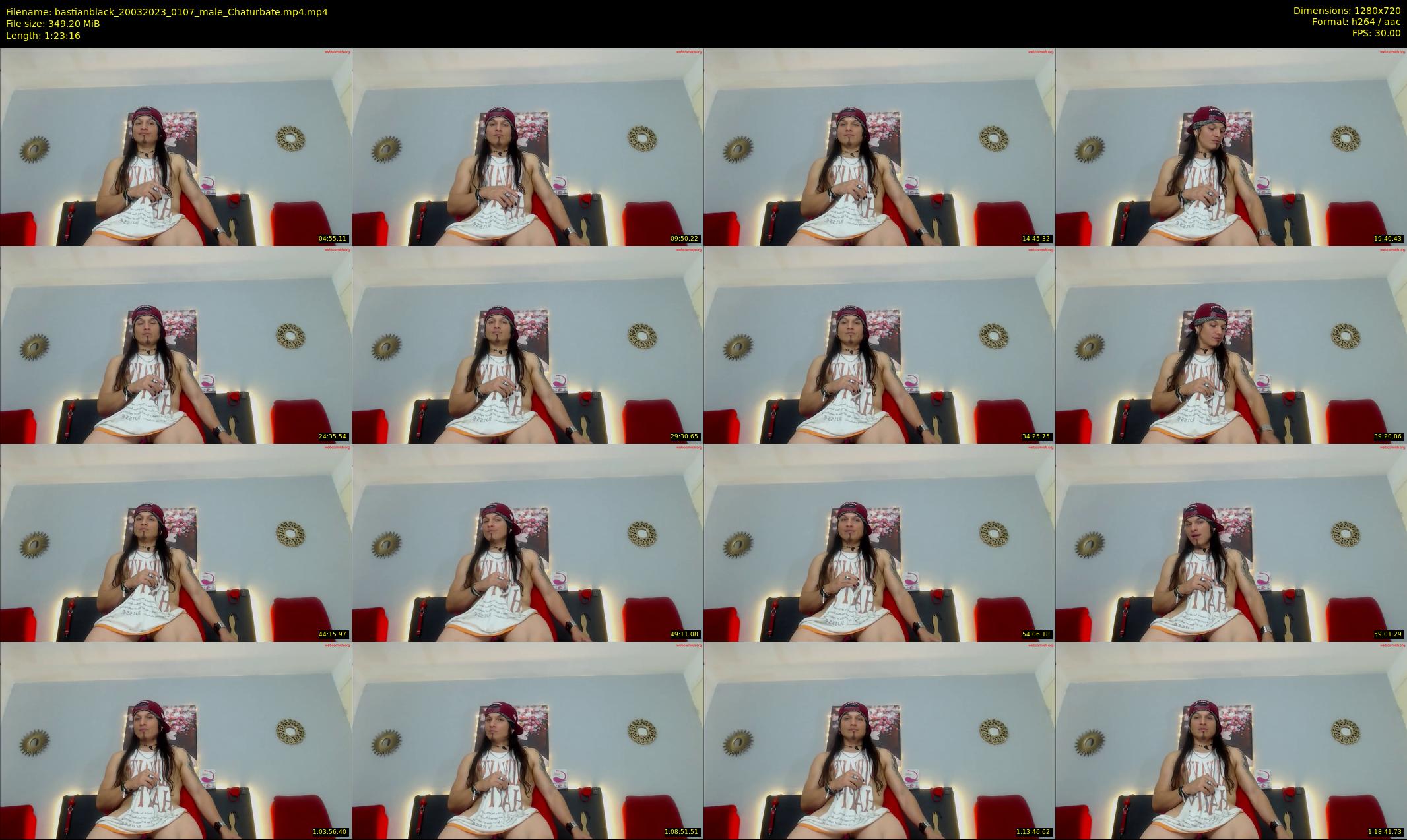bastianblack — 84 minute Chaturbate male cam show recording, 720p, Mar 20, 2023