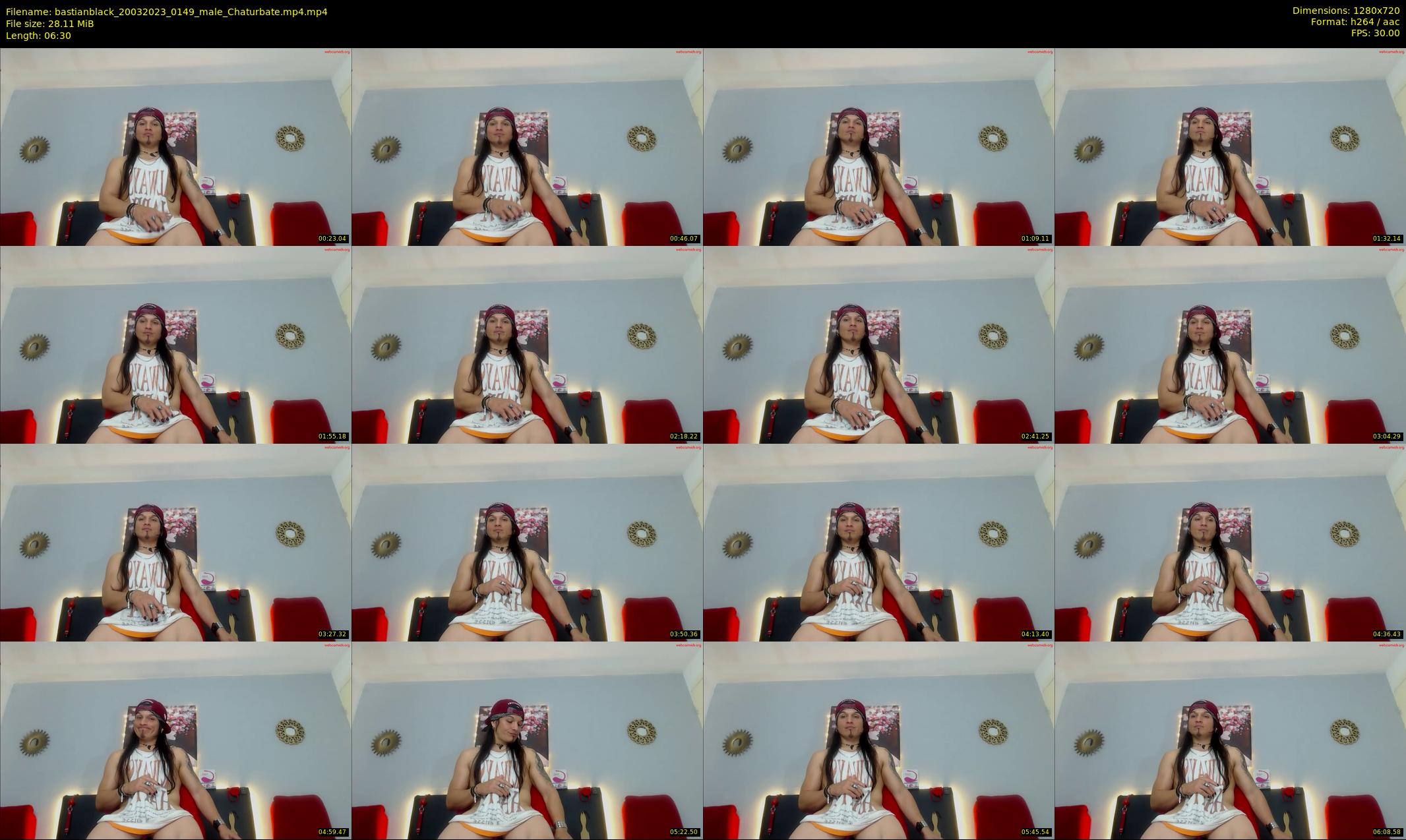 bastianblack — 7 minute Chaturbate male cam show recording, 720p, Mar 20, 2023
