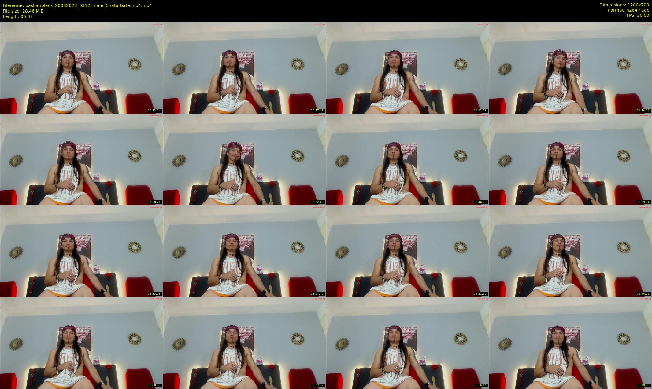 bastianblack — 7 minute Chaturbate male cam show recording, 720p, Mar 20, 2023