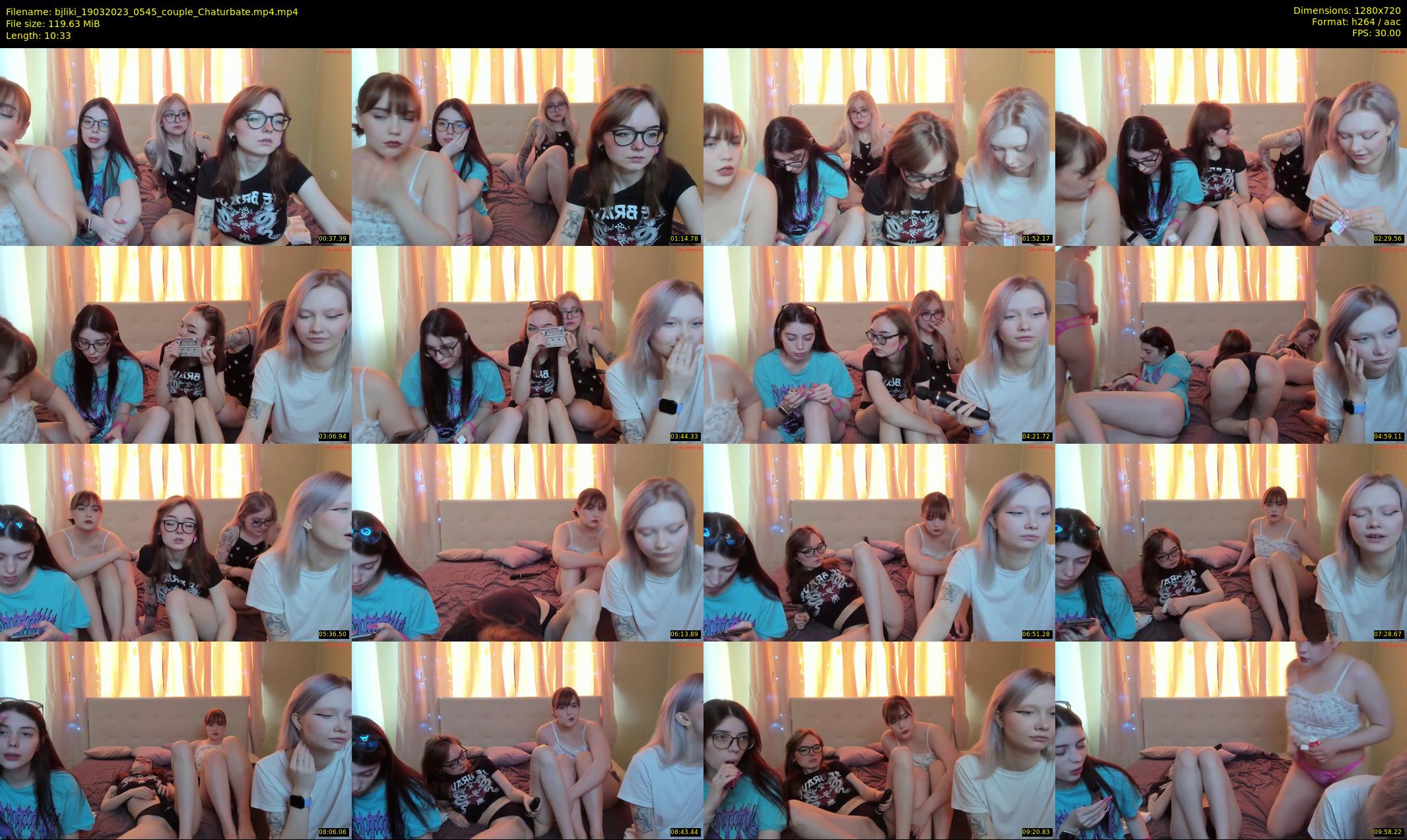 bjliki — 11 minute Chaturbate couple cam show recording, 720p, Mar 19, 2023