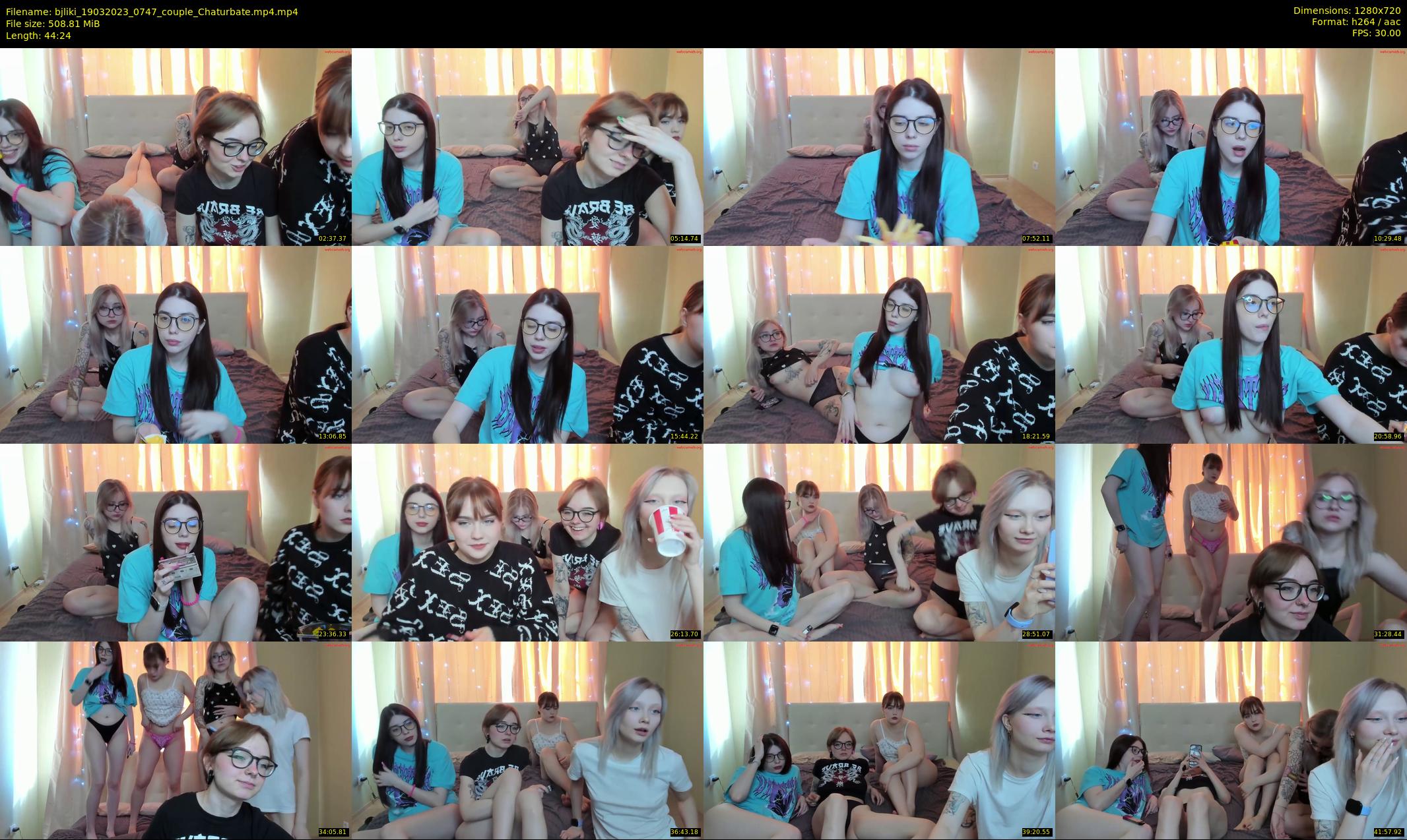 bjliki — 45 minute Chaturbate couple cam show recording, 720p, Mar 19, 2023