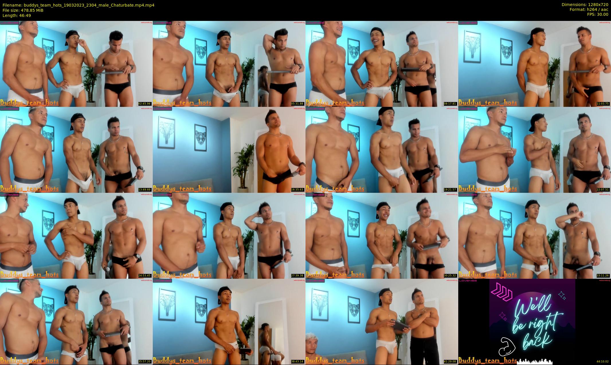 buddys_team_hots — 47 minute Chaturbate couple cam show recording, 720p, Mar 19, 2023