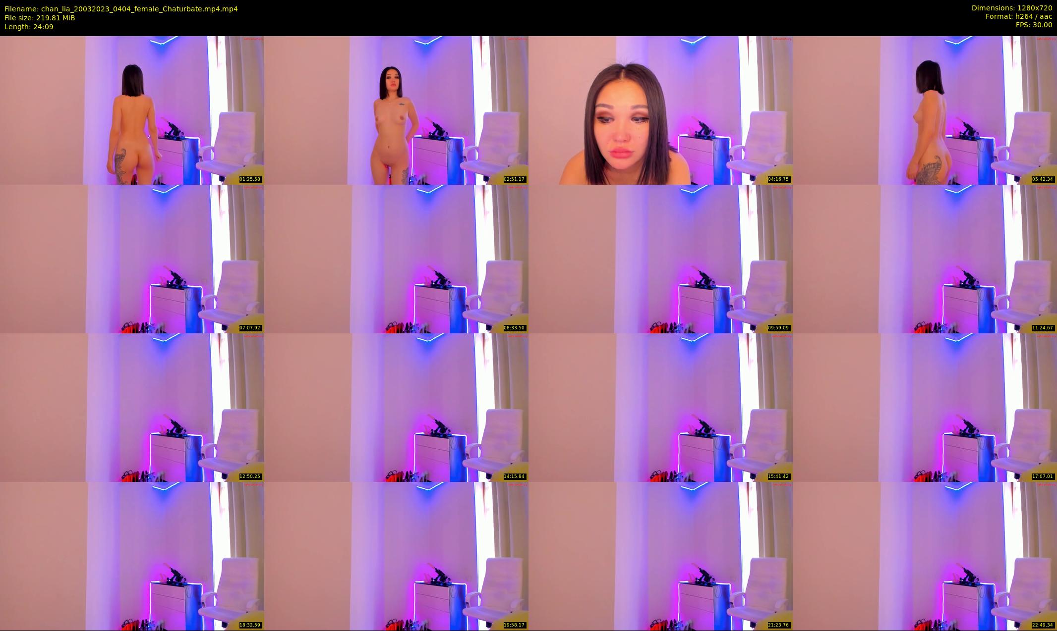 chan_lia — 25 minute Chaturbate female cam show recording, 720p, Mar 20, 2023