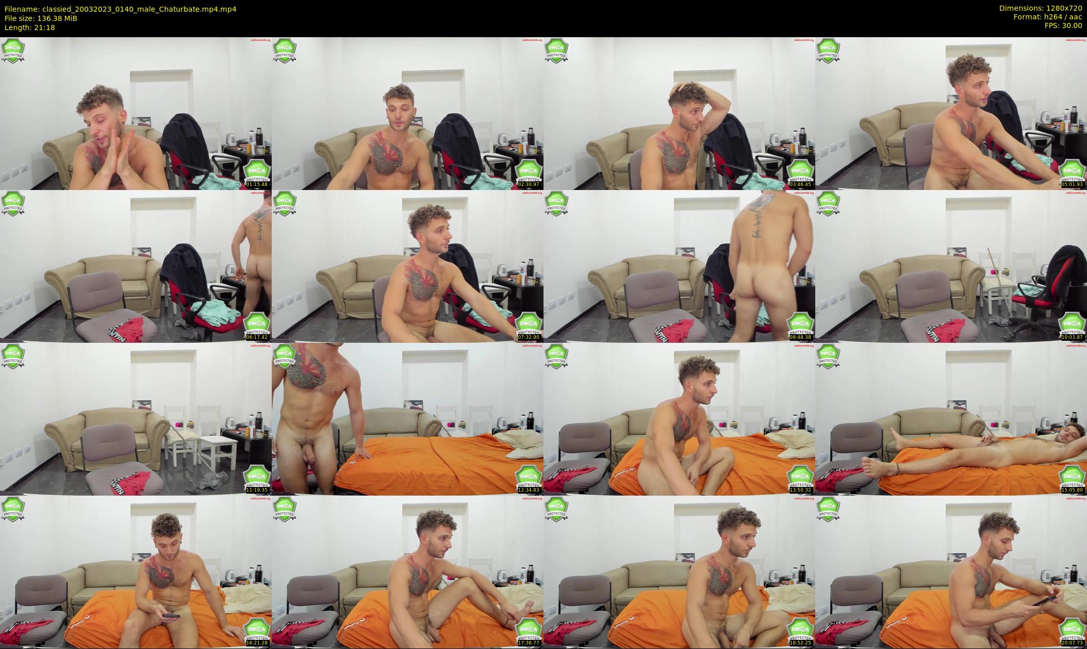 classied — 22 minute Chaturbate male cam show recording, 720p, Mar 20, 2023