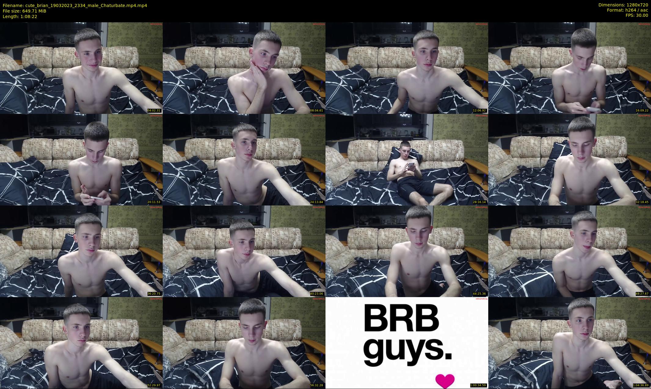 cute_brian — 69 minute Chaturbate male cam show recording, 720p, Mar 19, 2023