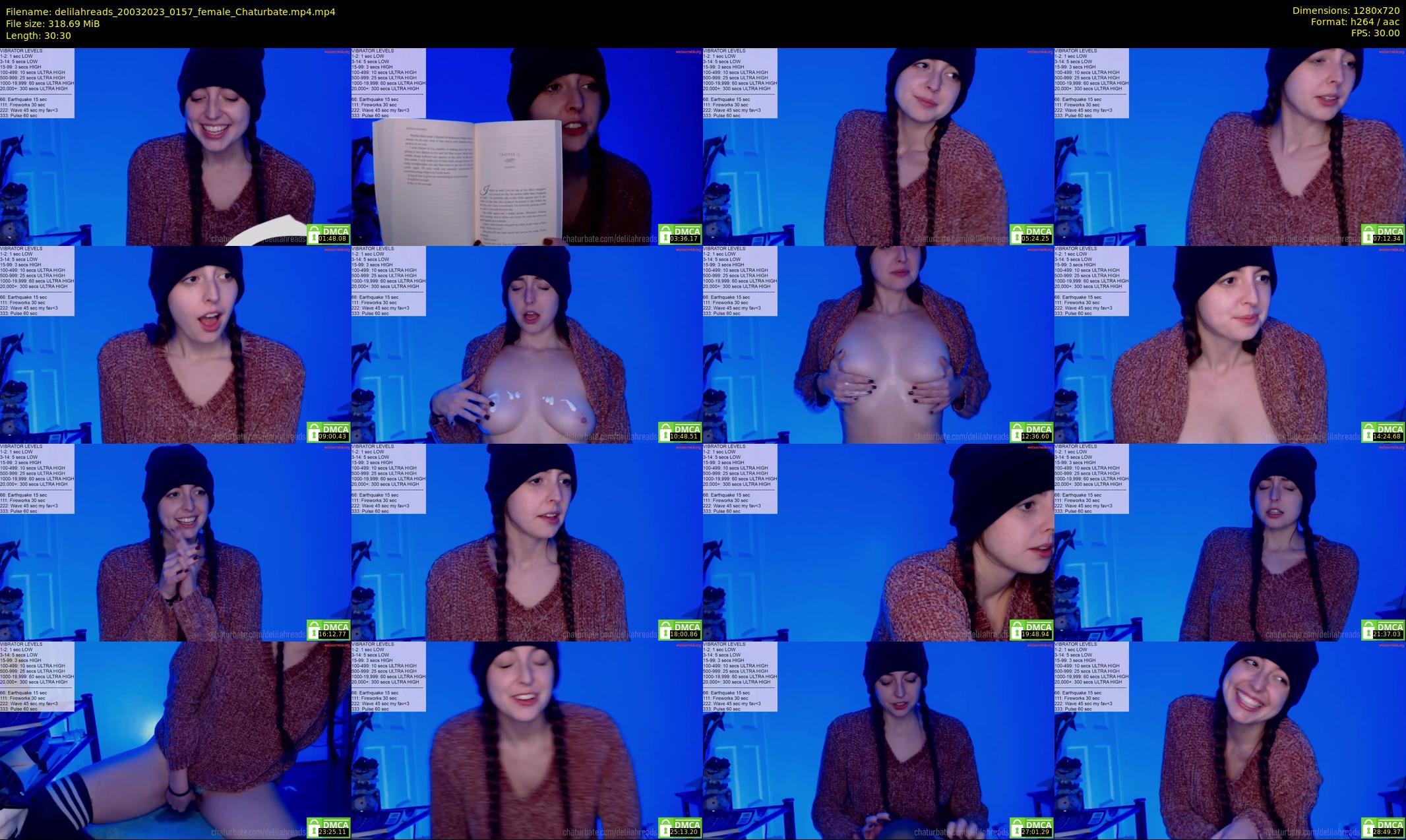 delilahreads — 31 minute Chaturbate female cam show recording, 720p, Mar 20, 2023