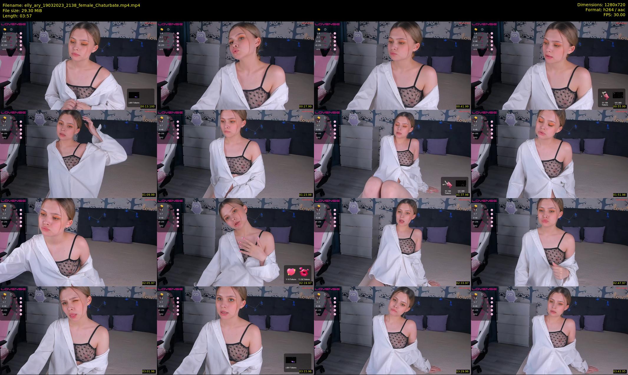 elly_ary — 4 minute Chaturbate female cam show recording, 720p, Mar 19, 2023