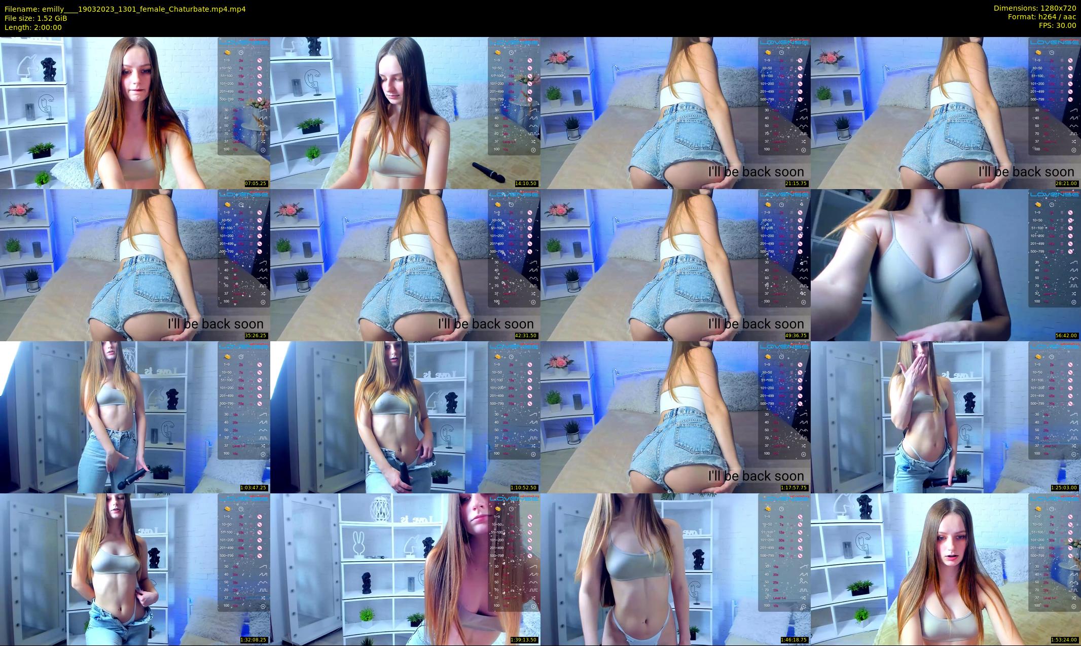 emilly___ — 120 minute Chaturbate female cam show recording, 720p, Mar 19, 2023